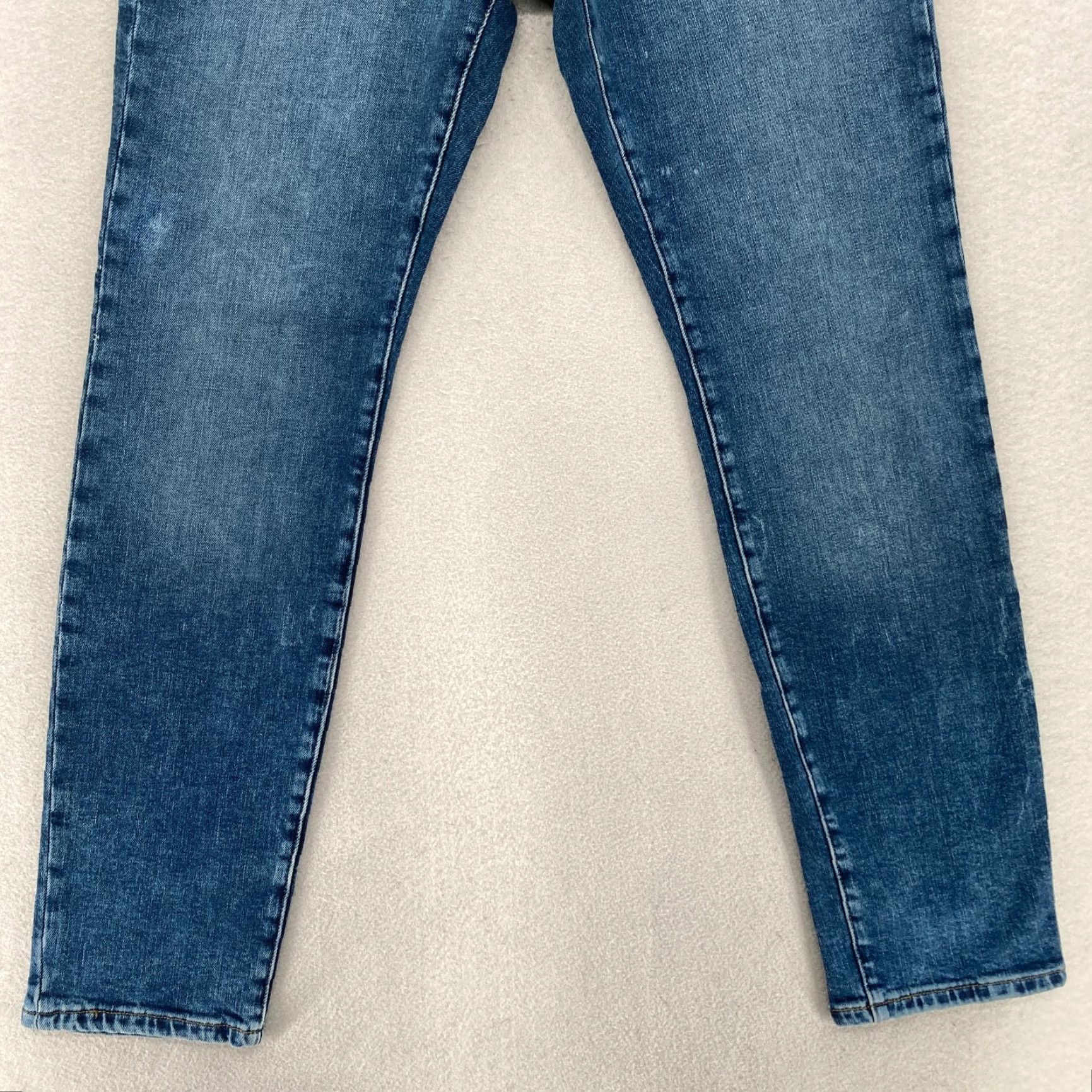 J.Crew J.CREW 484 Jeans Mens 32x32 Narrow Tapered Leg Blue Stretch Denim Pants Preppy Size US 32 / EU 48 - 3 Thumbnail