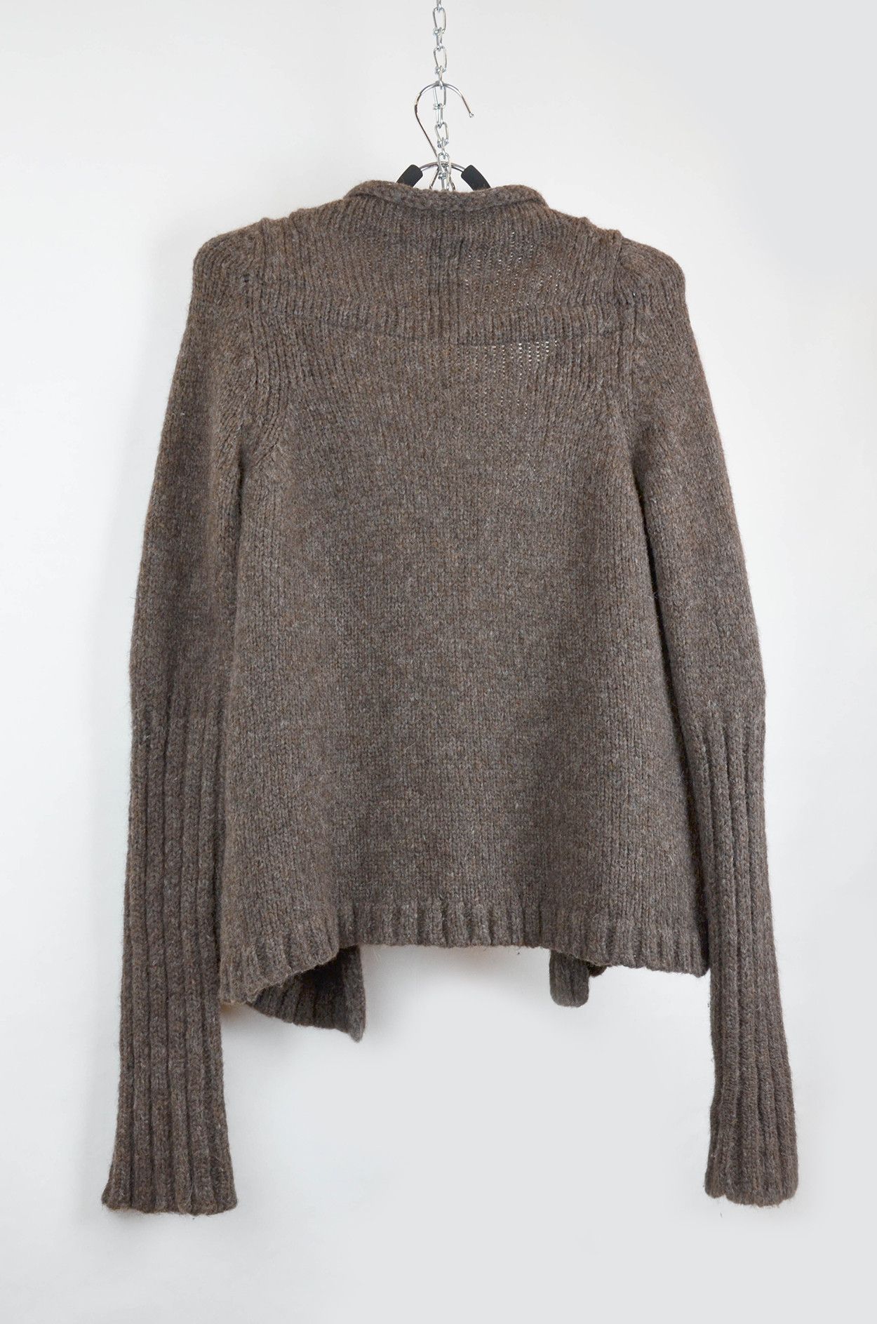 Rick Owens Rick Owens Draped Alpaca Wool Knit Cardigan XS Size XS / US 0-2 / IT 36-38 - 2 Thumbnail