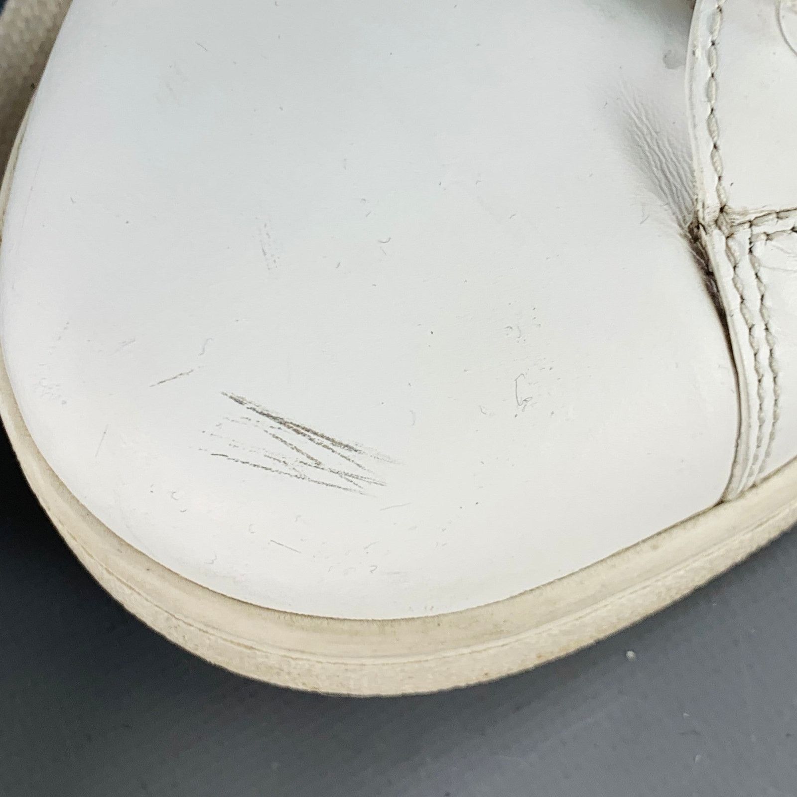 Valentino VALENTINO Size 10 White Perforated Leather Lace-Up Sneakers Size US 10 / EU 43 - 11 Thumbnail