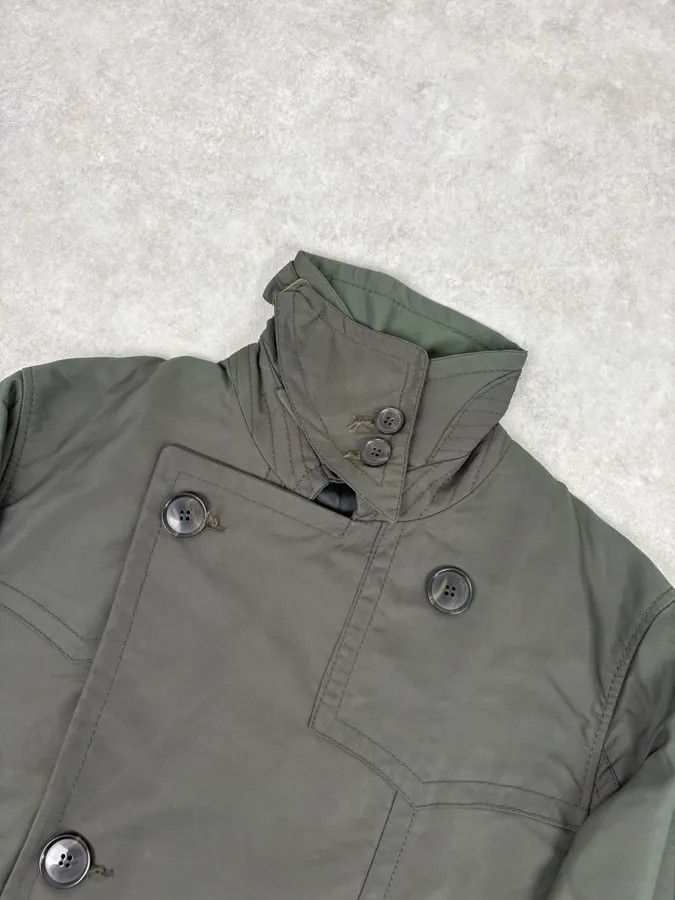 Dolce & Gabbana FW2005 Dolce & Gabbana Khaki Green Buttoned Trench Coat Size US M / EU 48-50 / 2 - 6 Thumbnail