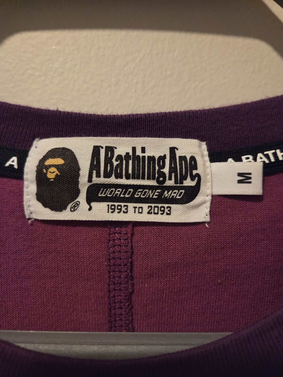 Bape BAPE Shark Camo T Shirt Purple Pink Size M Ape Head Size US M / EU 48-50 / 2 - 4 Thumbnail