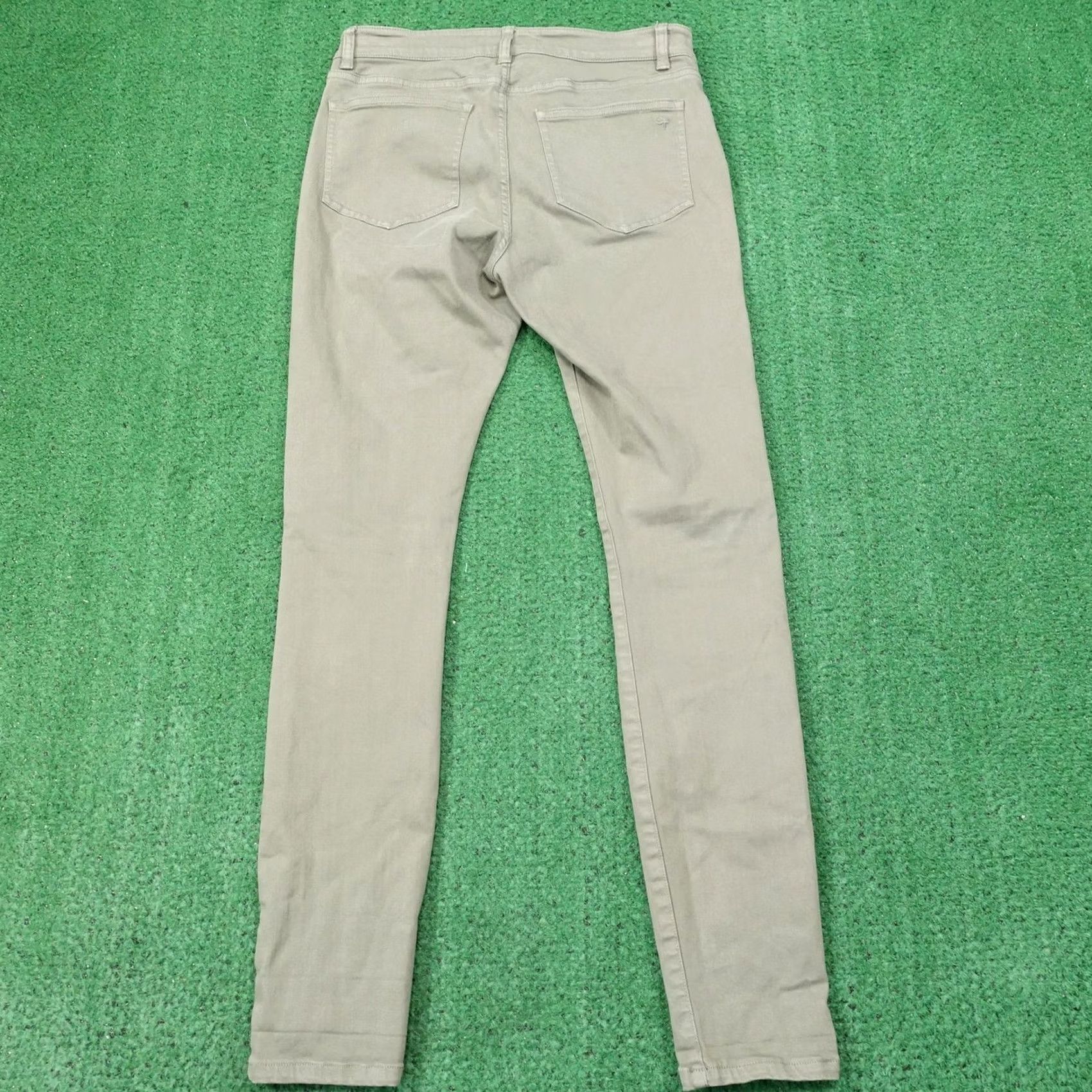 Southern Tide Southern Tide Womens Skinny Slim Stretch Denim Jeans 27 Green Embroidered 28x29 Size 27" / US 4 / IT 40 - 4 Thumbnail