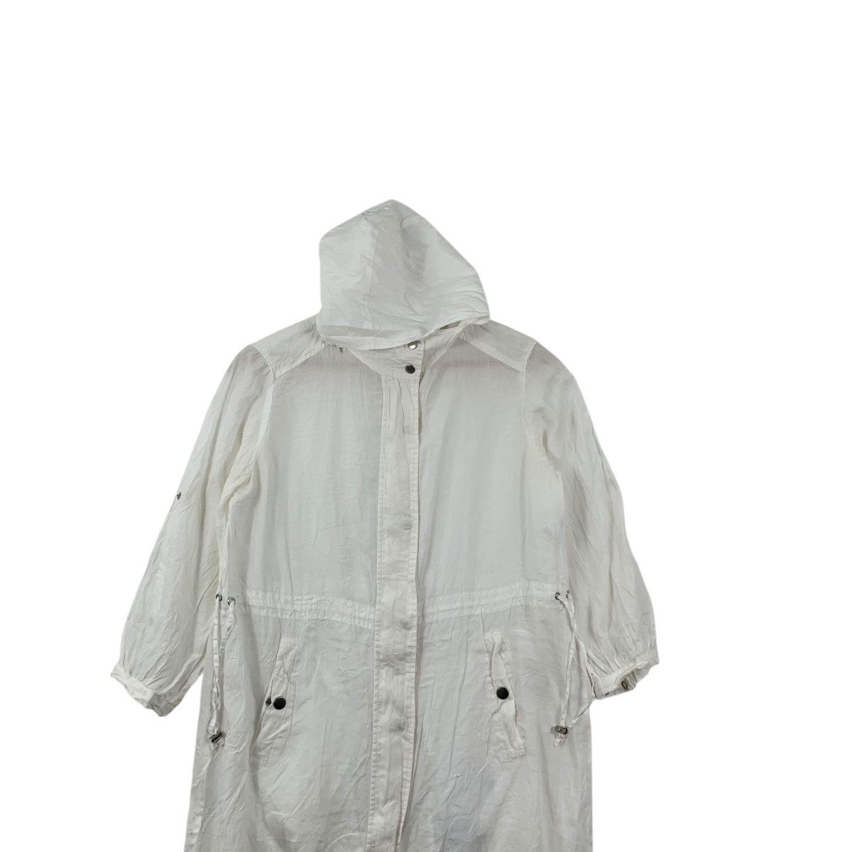 Vintage Vintage K.T LINO JAPAN Collection Linen Outdoor Jacket Size M / US 6-8 / IT 42-44 - 2 Thumbnail