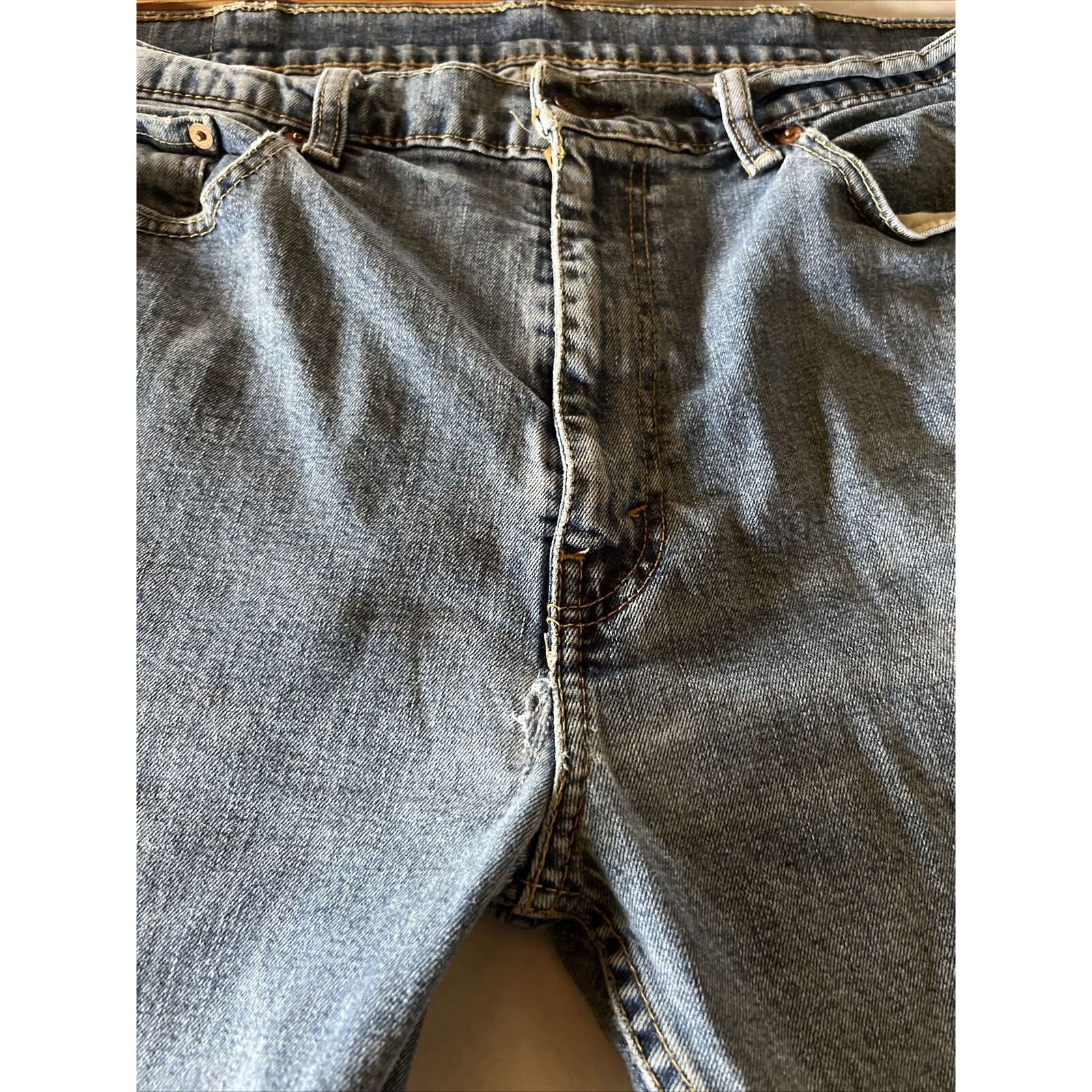Levi's Levis 505 Mens 38x32 Blue Y2K Denim Jeans Cotton Medium Wash Size US 38 / EU 54 - 10 Thumbnail