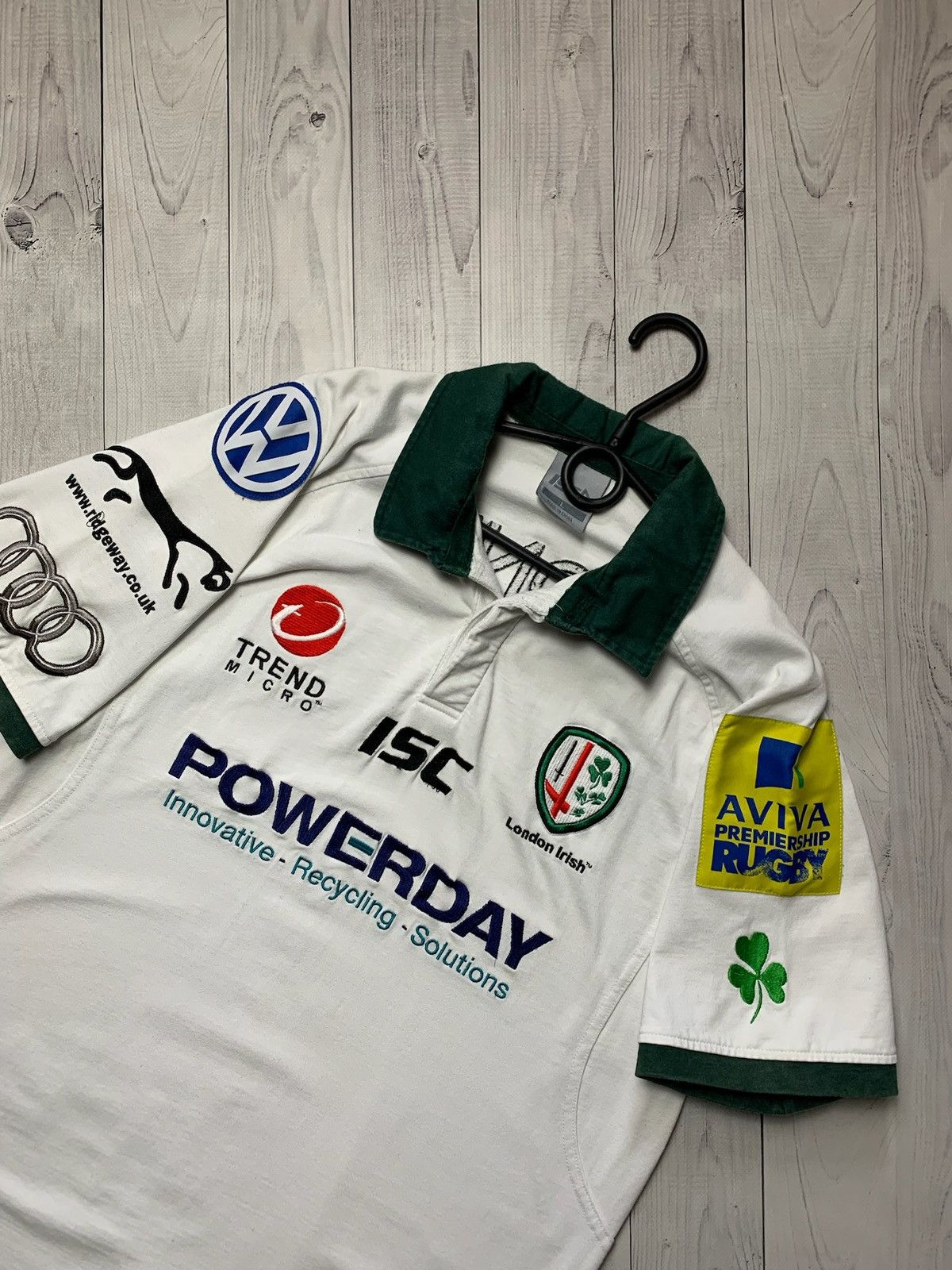 Vintage Vintage London Irish rugby jersey size L rare logo Size US L / EU 52-54 / 3 - 3 Thumbnail