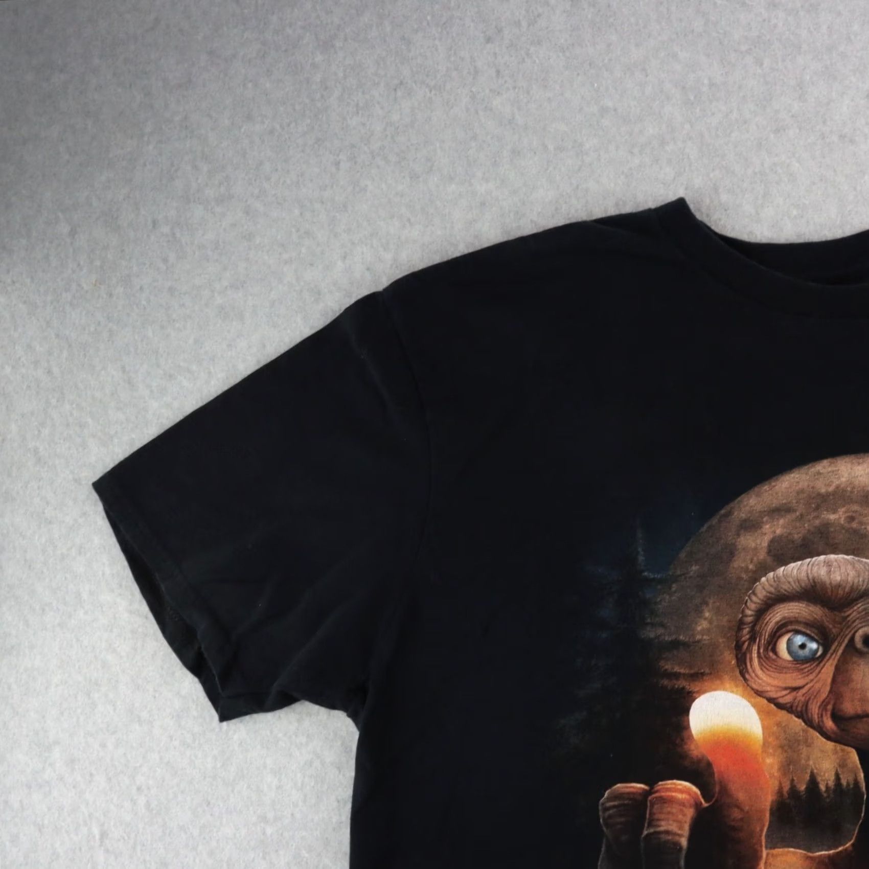 Vintage FRIGHT RAGS E.T. the Extra-Terrestrial Shirt Mens XL Black Movie Size US XL / EU 56 / 4 - 5 Thumbnail