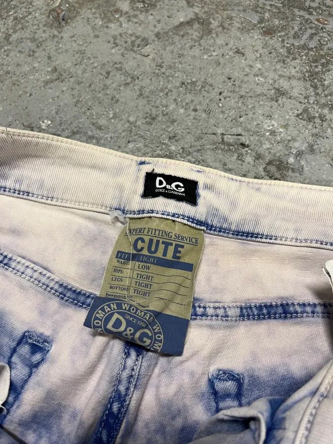Dolce & Gabbana 2000s Dolce & Gabbana Creamy Denim Jeans Size 26" / US 2 / IT 38 - 11 Thumbnail