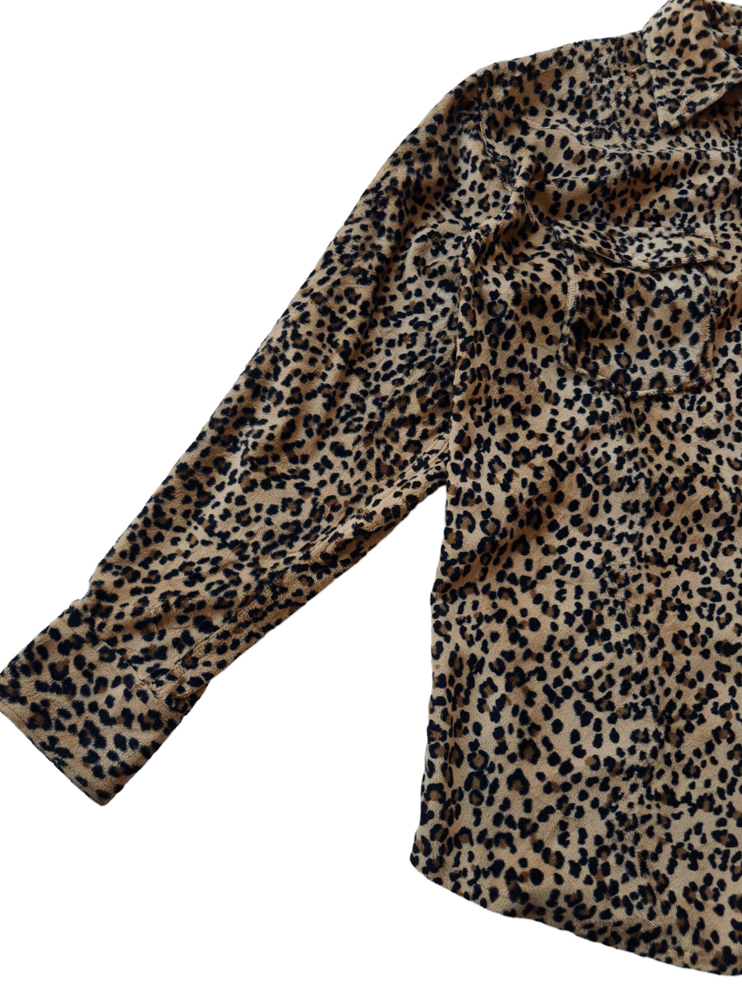 Japanese Brand × Vintage Vintage Jubain Jacket Cheetah Design Size L / US 10 / IT 46 - 4 Thumbnail