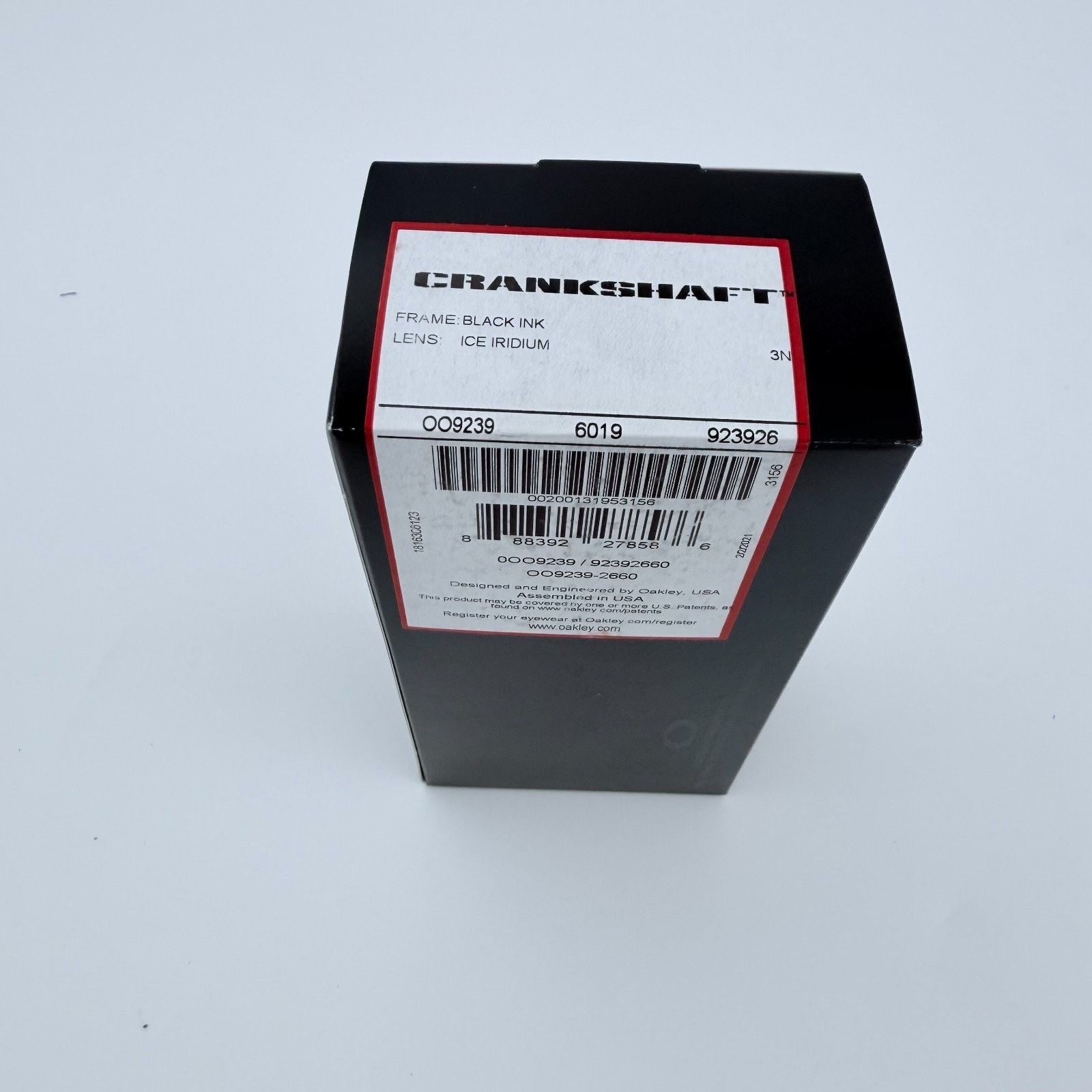 Oakley NEW Oakley Crankshaft OO9239-26 Black Ink / Ice Iridium Blue Size ONE SIZE - 7 Thumbnail