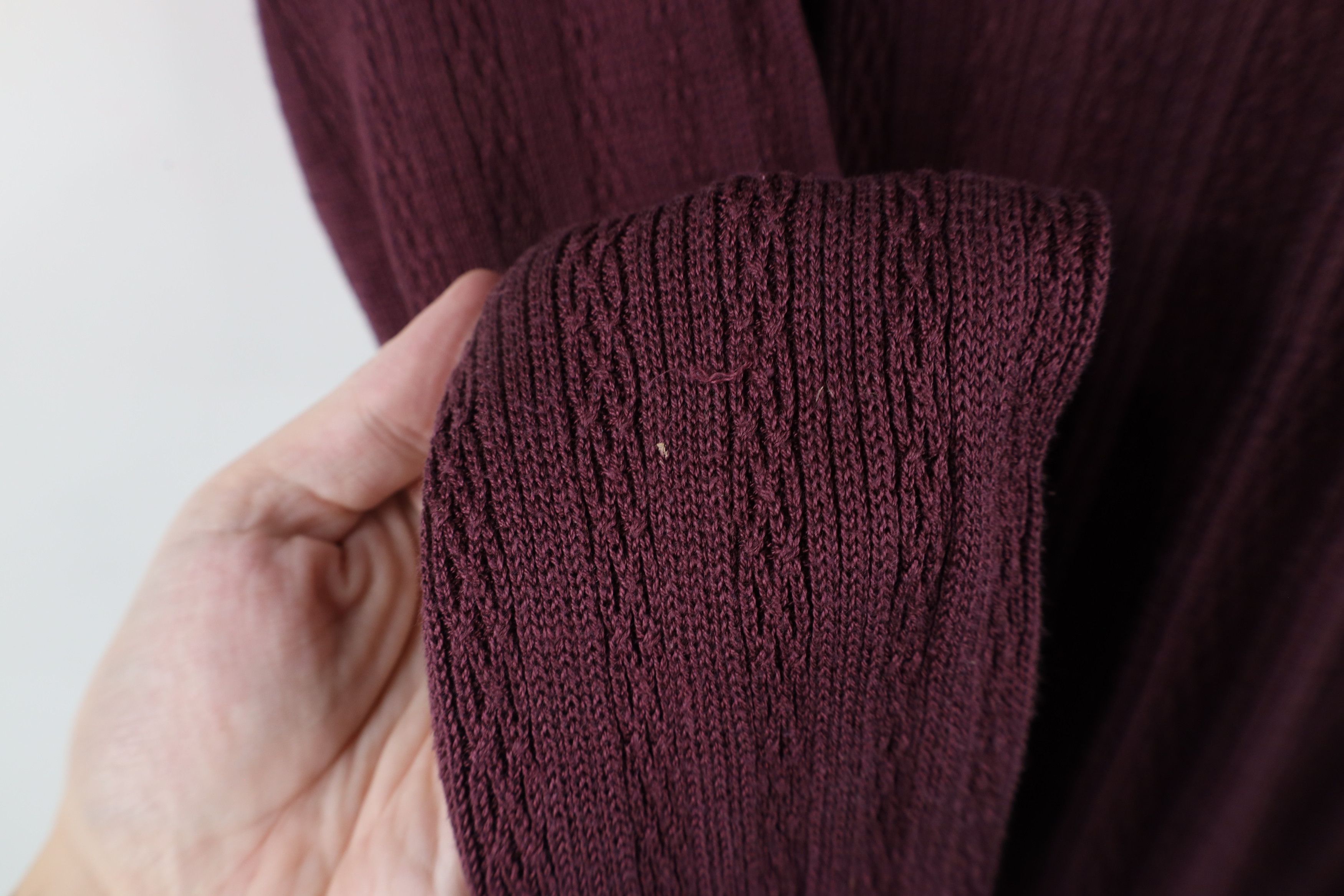 Vintage Vintage 90s Streetwear Lightweight Knit Mock Neck Sweater Size US L / EU 52-54 / 3 - 4 Thumbnail
