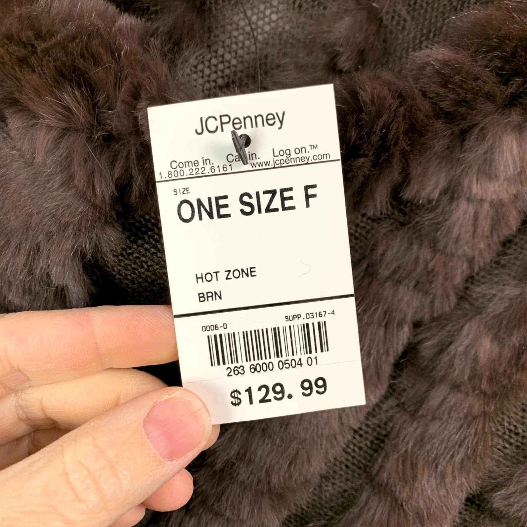 Vintage VINTAGE JcPenney Studio 512 Rabbit Fur Wool Blend Brown Soft Fluffy Poncho Jacket NWT Size ONE SIZE - 4 Thumbnail