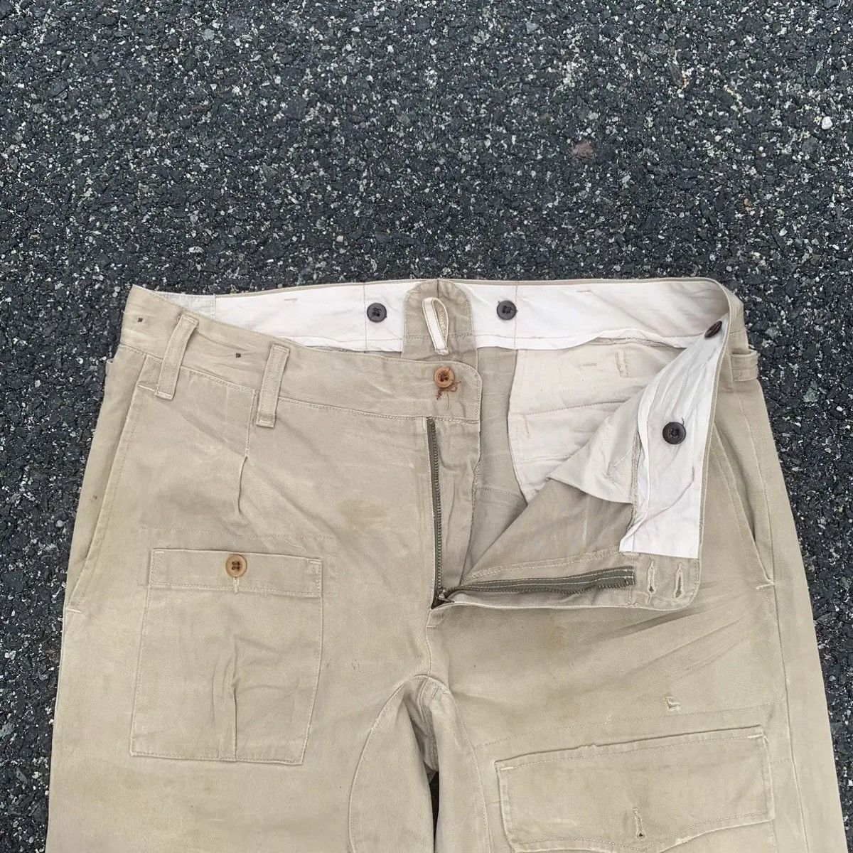 Polo Ralph Lauren RALPH LAUREN 36x33 Trousers Faded Distressed Pants Size US 36 / EU 52 - 8 Thumbnail