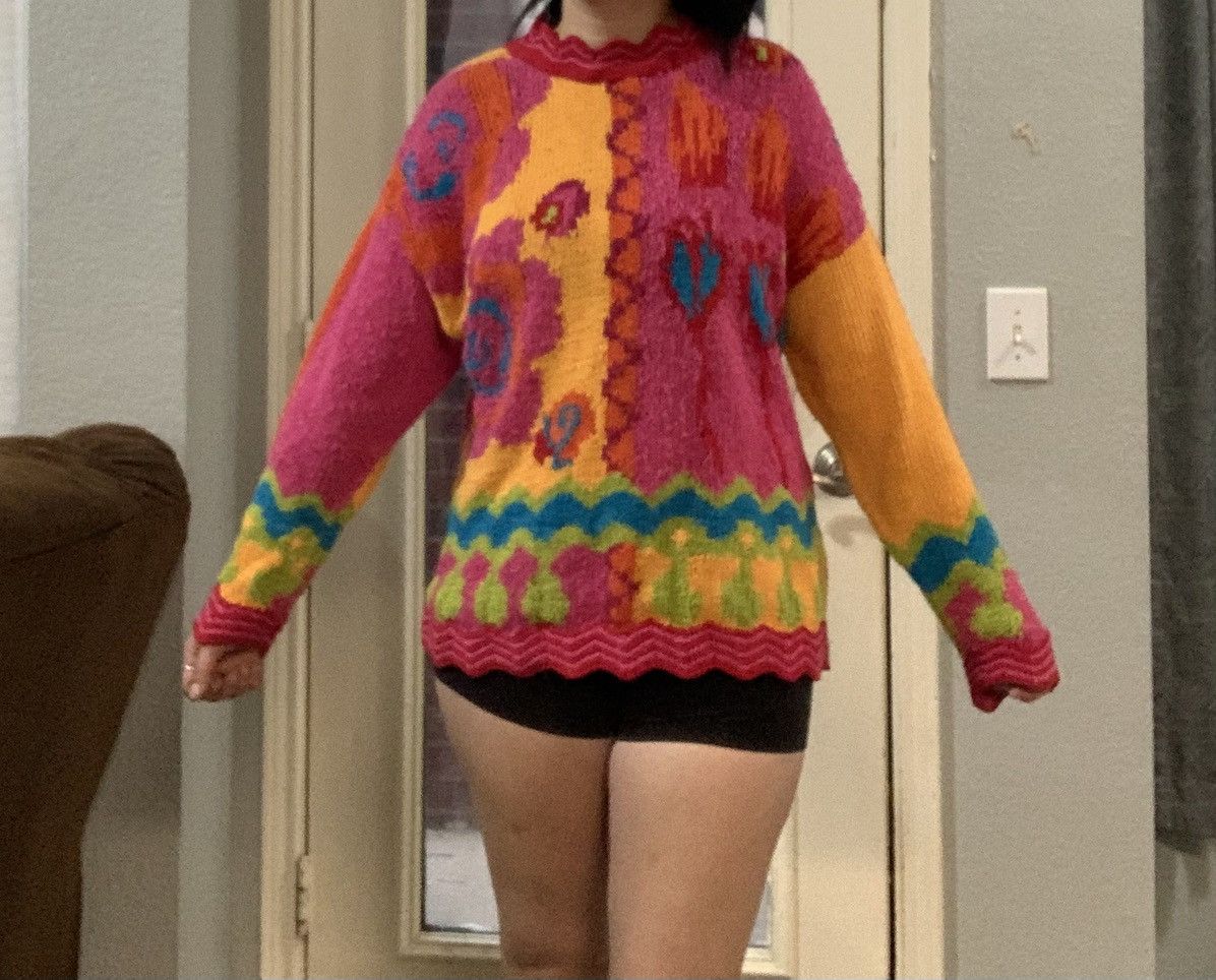 Vintage Vintage Hand Knit The Limited Sweater Size S / US 4 / IT 40 - 2 Thumbnail