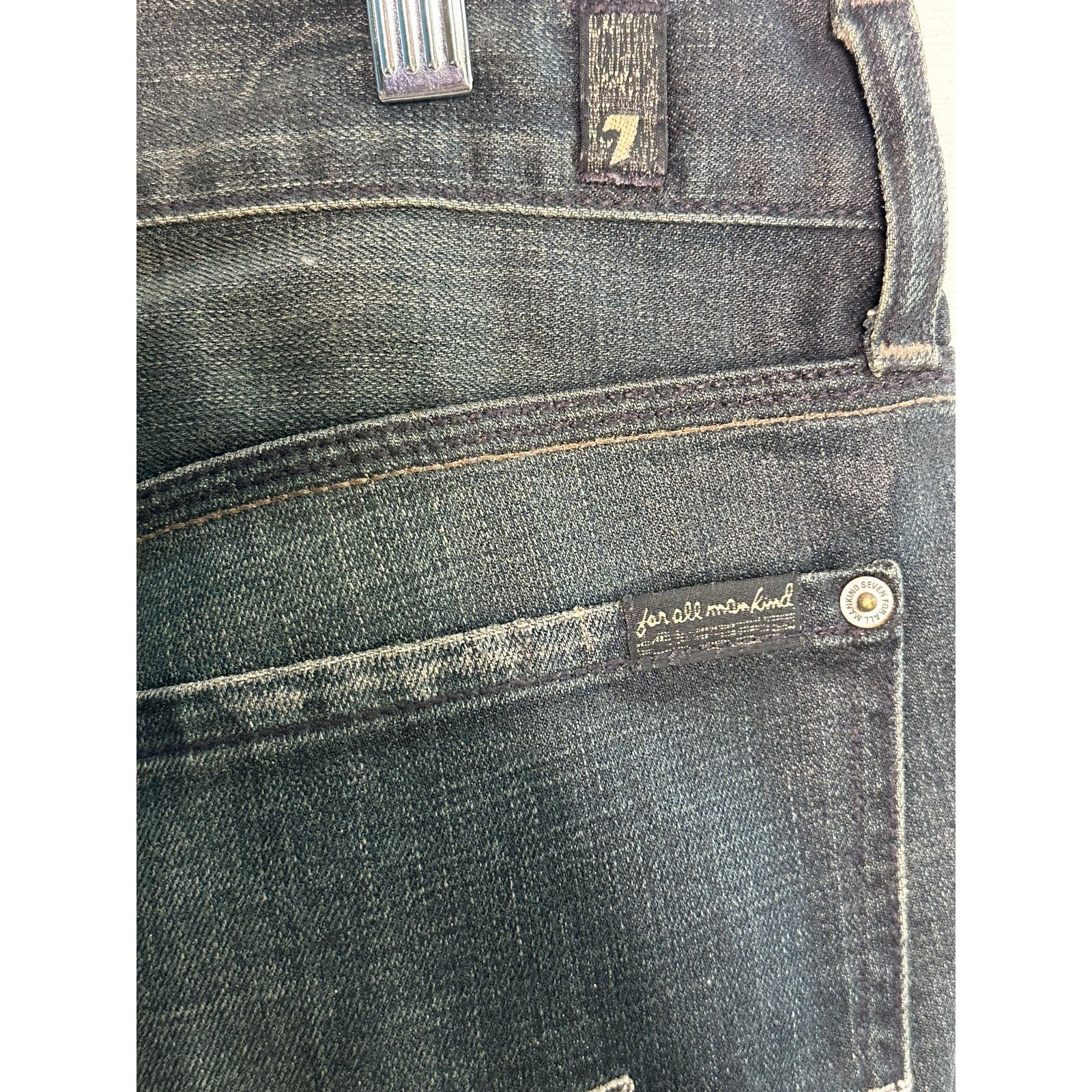 7 For All Mankind 7For All Mankind Slimmy blue coated jeans size 28 Size US 28 / EU 44 - 6 Thumbnail