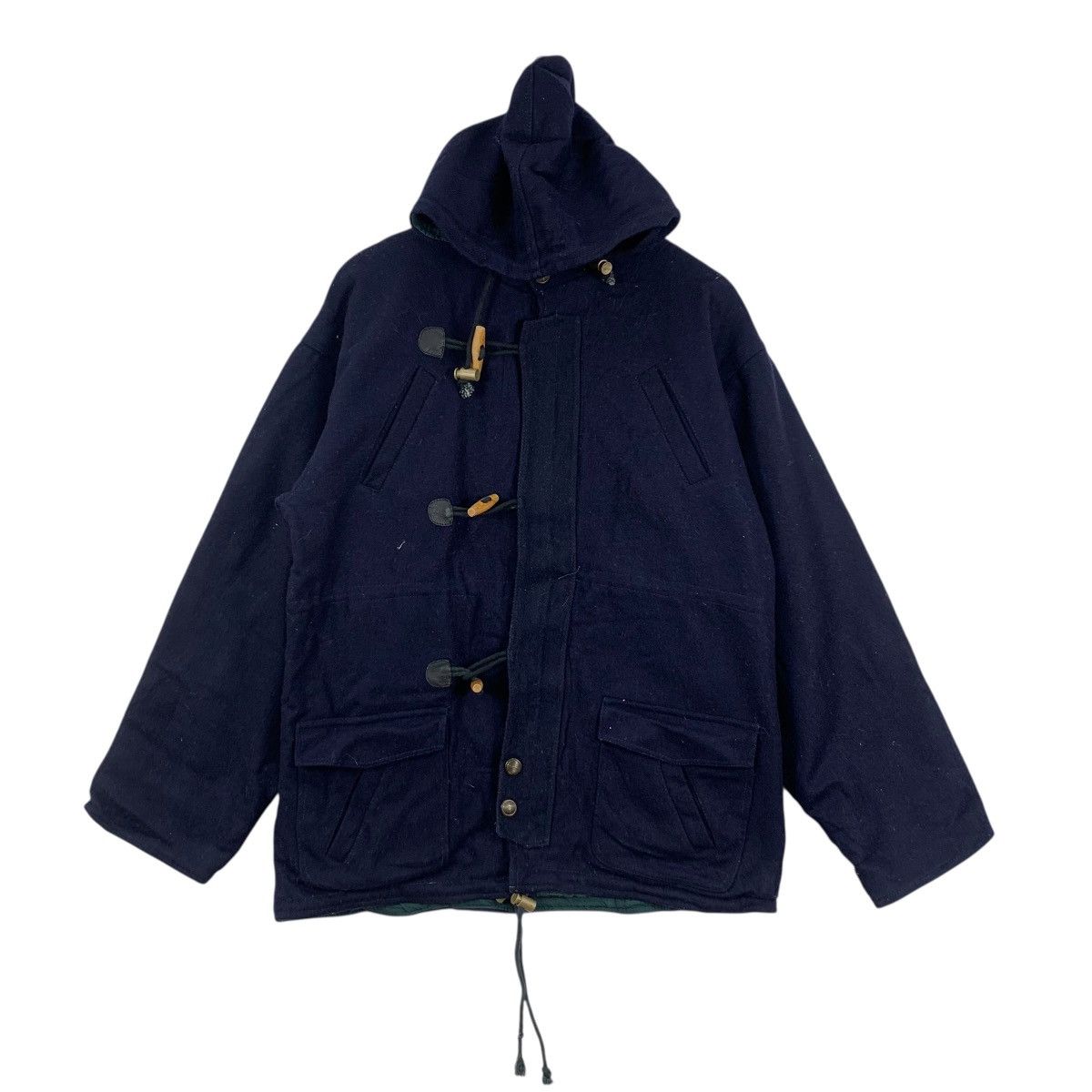 Urban Equipment Vintage URBAN EQUIPMENT Design Studio Blue Tartan Duffle Size US XL / EU 56 / 4 - 4 Thumbnail