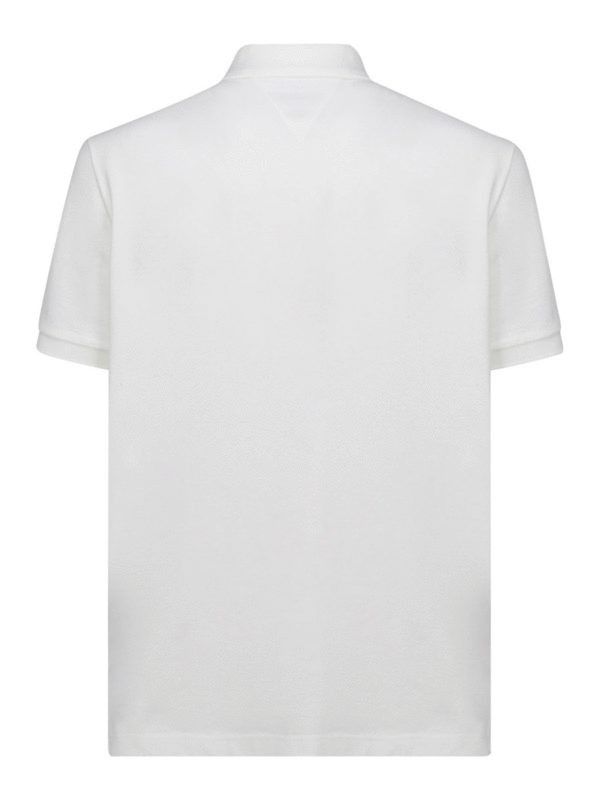 Bottega Veneta o1s1rm0326 Polo Shirt in White Size US M / EU 48-50 / 2 - 2 Thumbnail