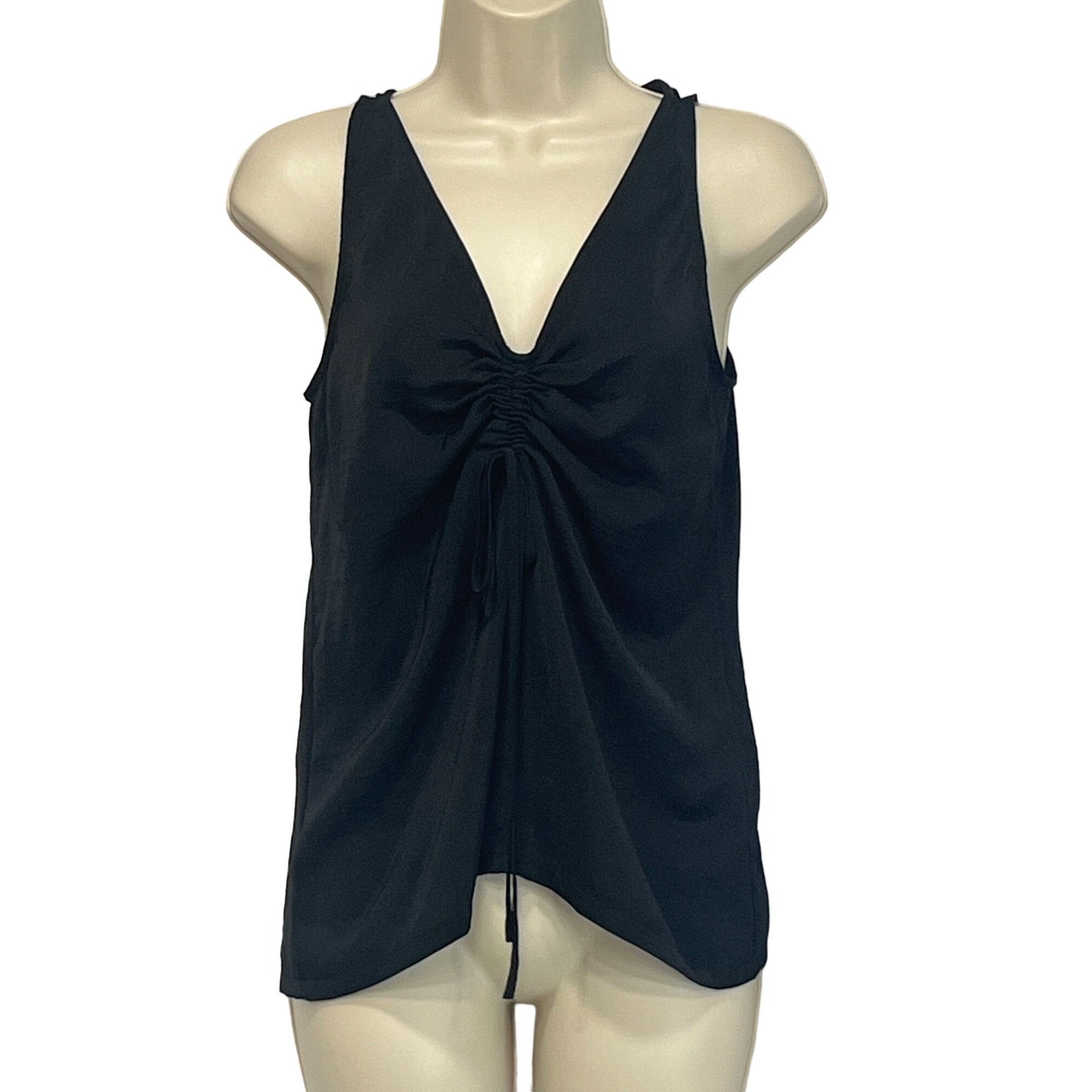 Other Melrose and Market Cinched Front Top In Black, XXS Size XXS / US 00 / IT 34 - 2 Thumbnail