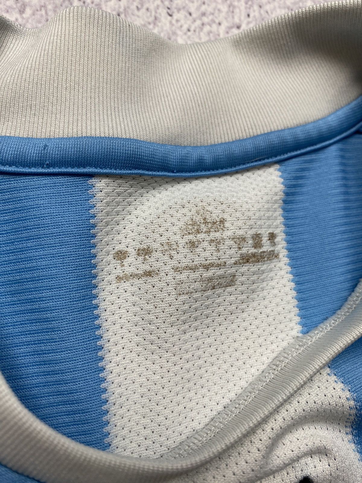 Adidas × Vintage Argentina Adidas 2010 World Cup Football Home Jersey Size US L / EU 52-54 / 3 - 8 Thumbnail