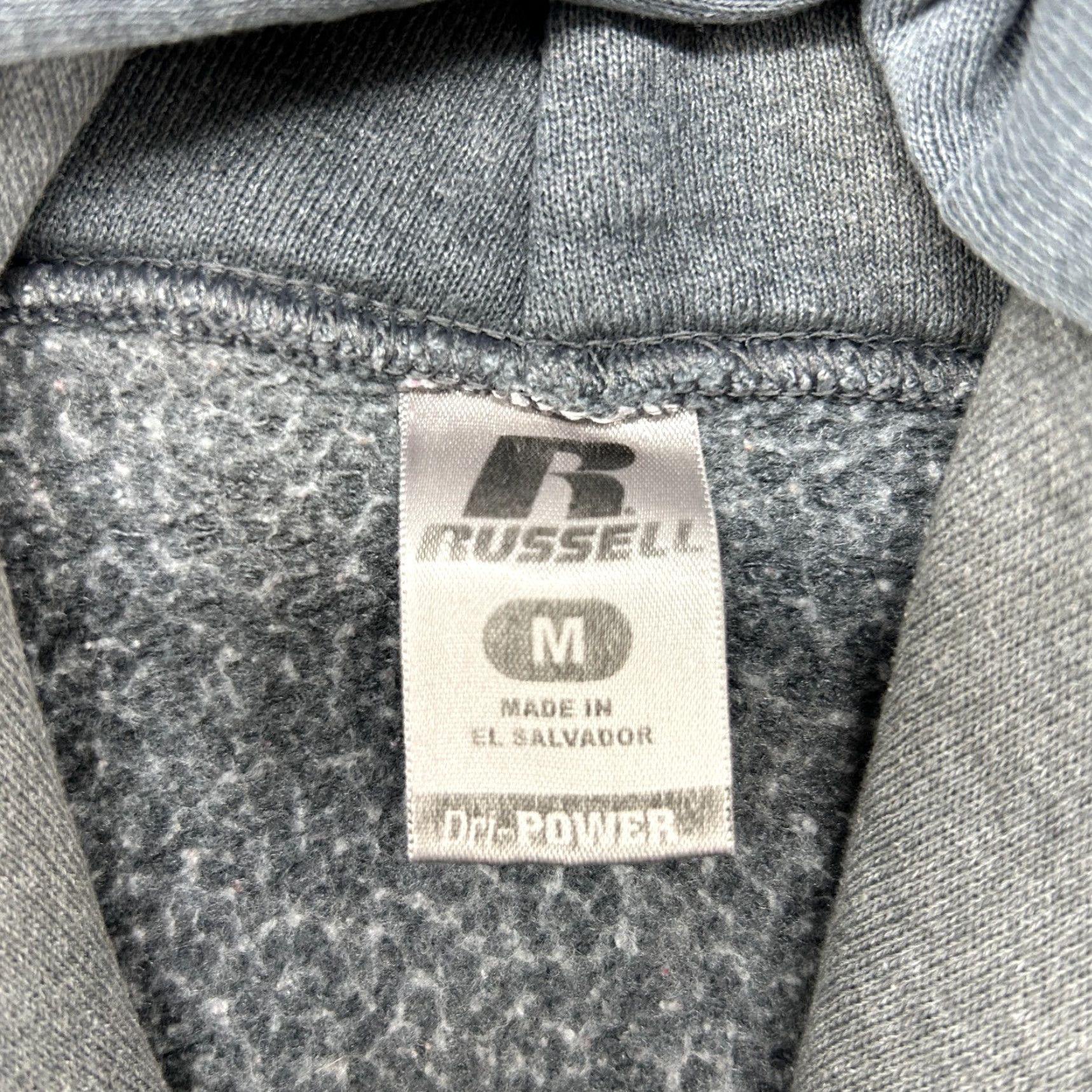 Russell Athletic VINTAGE Russell Hoodie Mens M Grey Pullover Eisenhower Track Field Sun Faded Size US M / EU 48-50 / 2 - 4 Thumbnail
