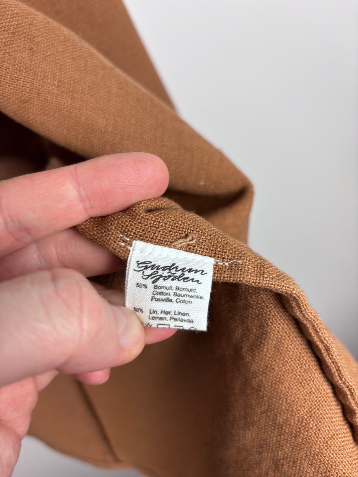 Gudrun Sjoden Gudrun Sjoden Open Long Cardigan Linen Cotton Brown L/XL Size L / US 10 / IT 46 - 11 Thumbnail