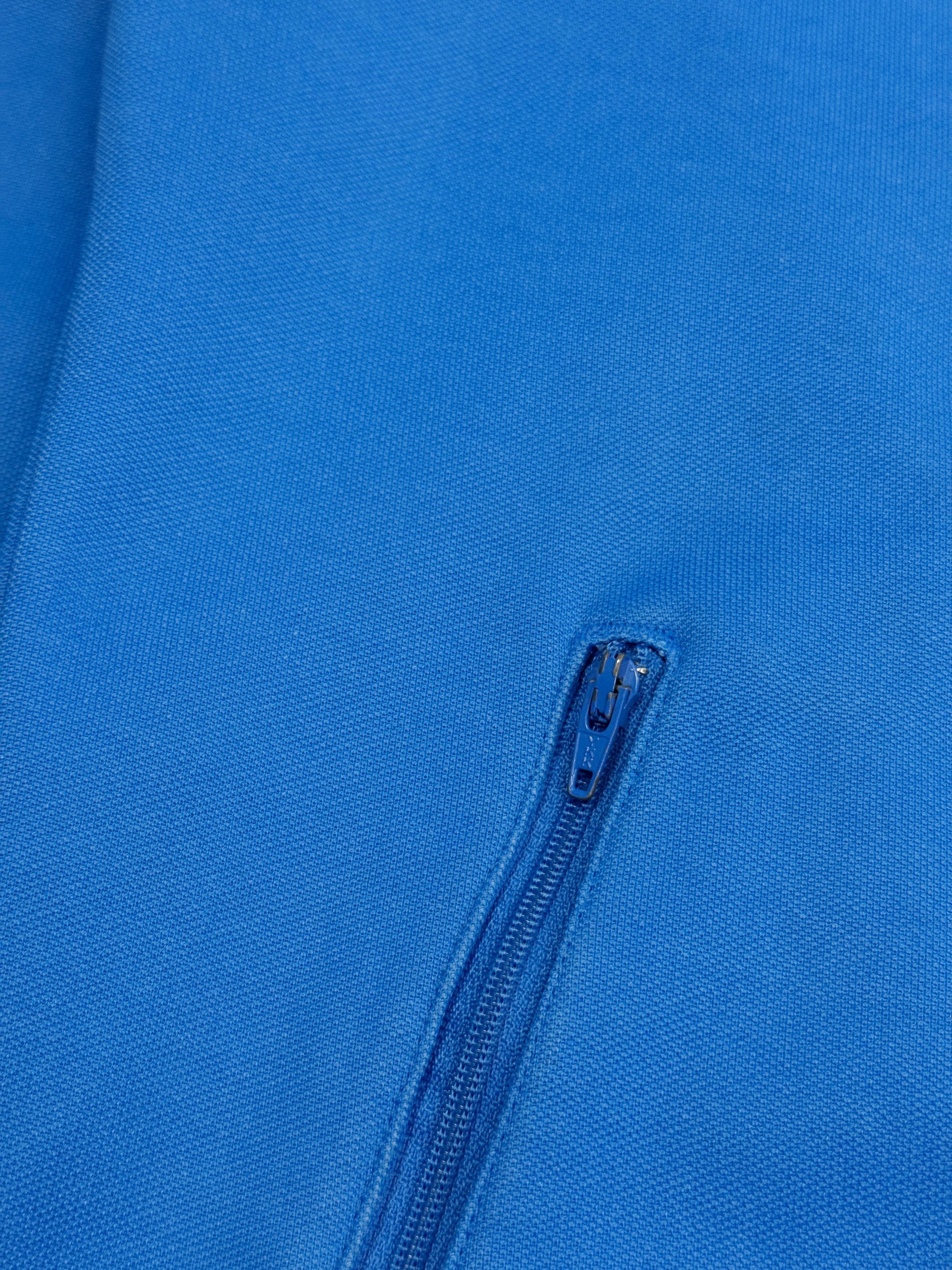 Adidas × Vintage Y2K Adidas Track Jacket Blue & Black Stripes Size US M / EU 48-50 / 2 - 8 Thumbnail