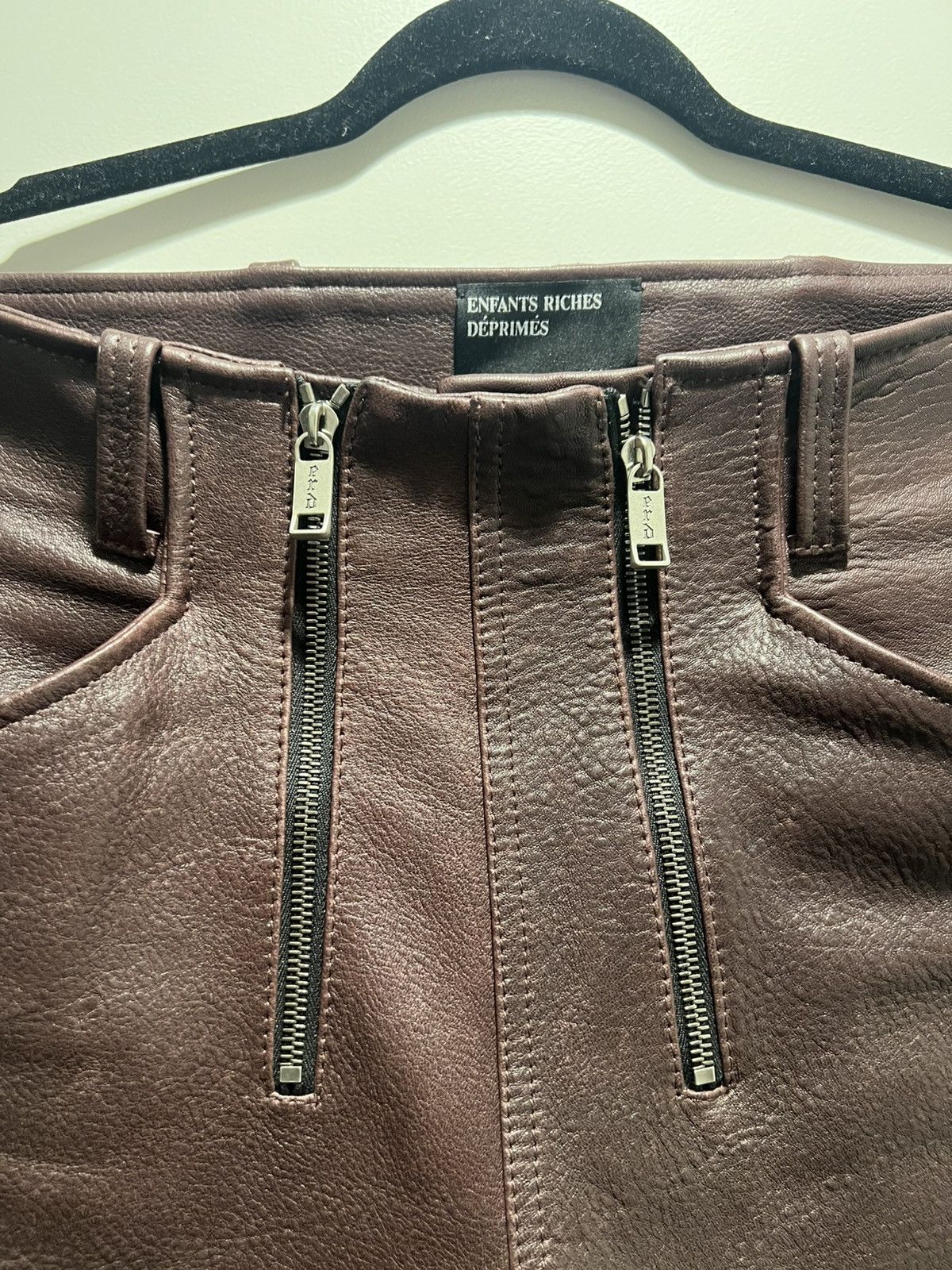 Enfants Riches Deprimes ERD GERMAN ENGINEERING LEATHER PANT Size US 32 / EU 48 - 4 Thumbnail