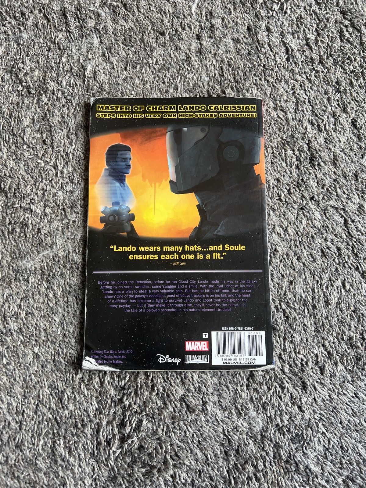 Star Wars 2016 Marvel Comics Star Wars: Lando Comic Book Size ONE SIZE - 2 Thumbnail