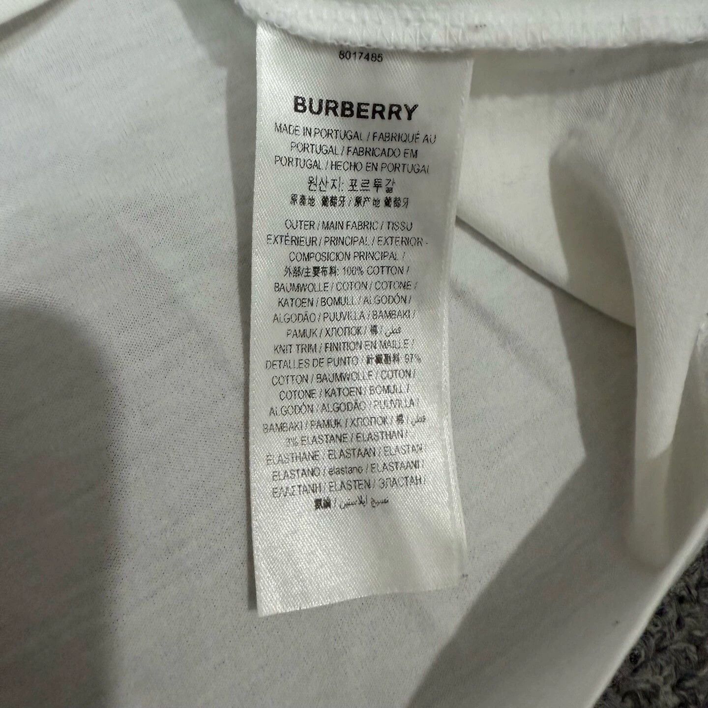 Burberry Burberry short-sleeve Polo white TB S mint Size US S / EU 44-46 / 1 - 5 Thumbnail