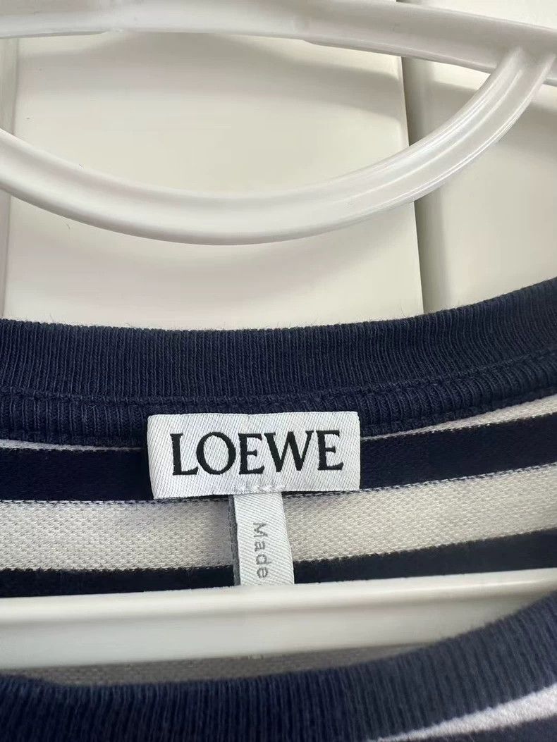 Loewe LOEWE Striped embroidered logo short sleeves Size M / US 6-8 / IT 42-44 - 2 Thumbnail