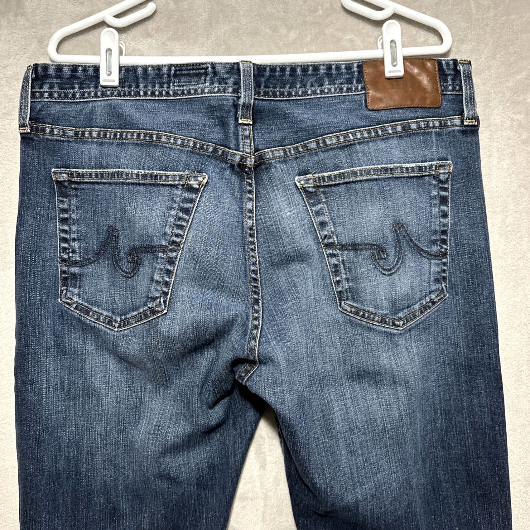 Vintage AG Adriano Goldschmied The Graduate Tailored Leg Jeans Men’s Size 36 Clothing Jeans Mens Regular Straight 5-Pocket Blue Denim Medium Classic Casual Size US 36 / EU 52 - 5 Thumbnail