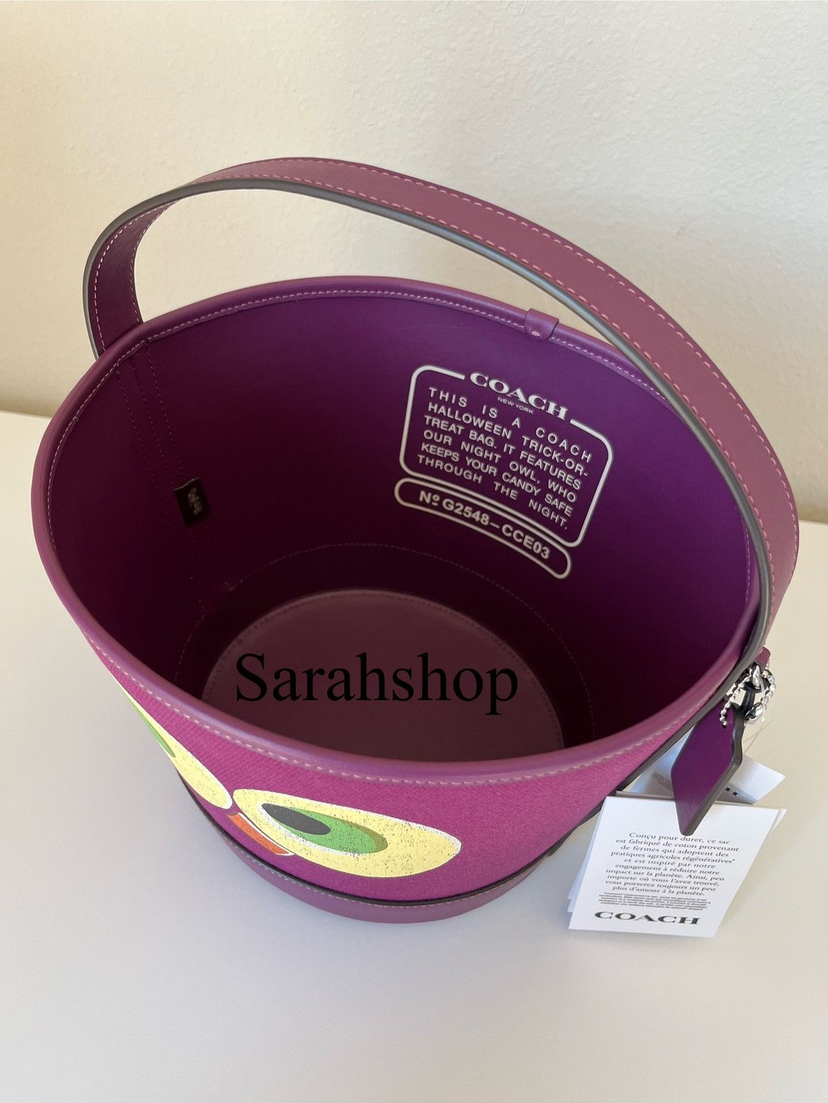 Coach Coach Trick Or Treat Bucket With Halloween Owl Size ONE SIZE - 6 Thumbnail