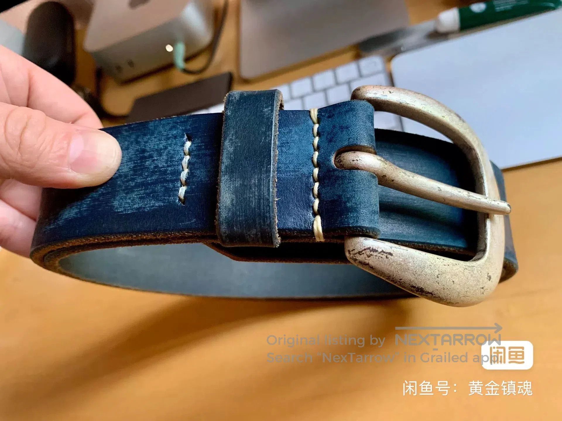 Other FULL COUNT 6210 Wild Leather Belt. Size ONE SIZE - 5 Thumbnail