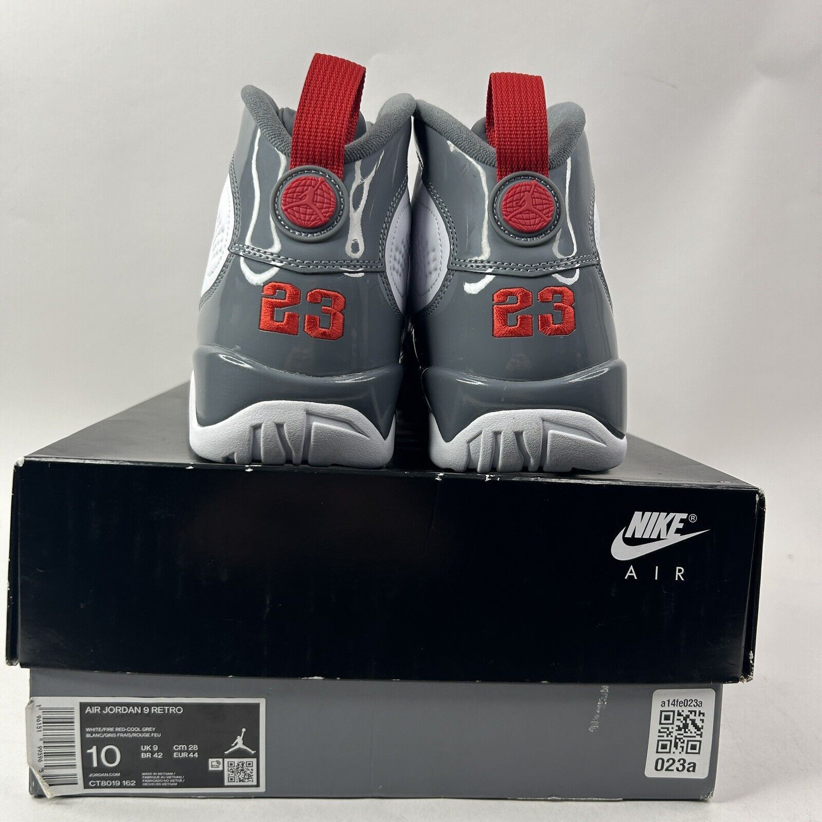 Nike Nike Air Jordan 9 Retro "Fire Red/Cool Grey” 2024 Size US 10 / EU 43 - 4 Thumbnail