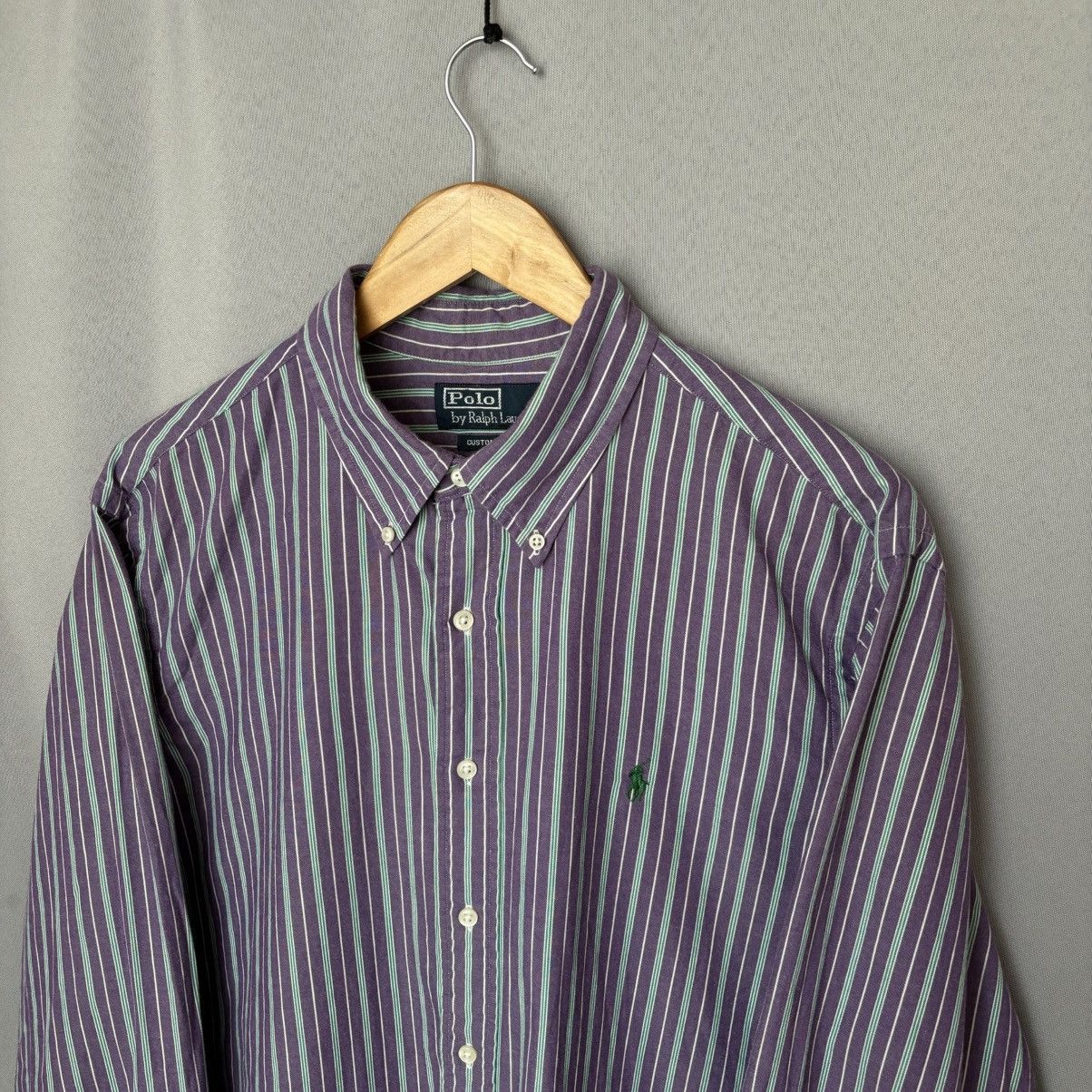 Polo Ralph Lauren Polo Ralph Lauren custom fit shirt xl vintage rare Size US XL / EU 56 / 4 - 2 Thumbnail