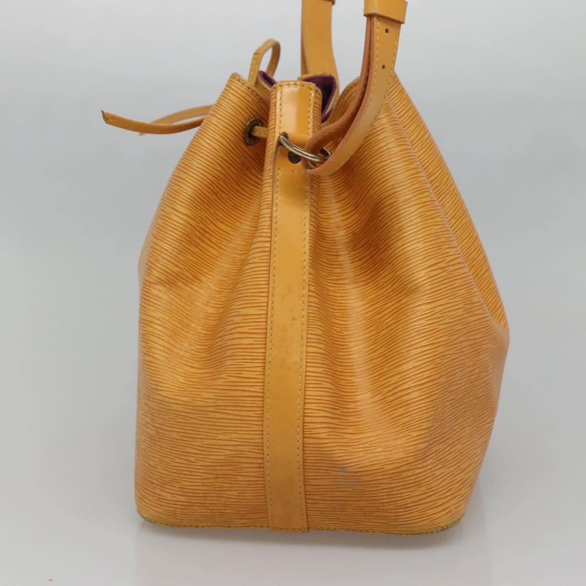 Louis Vuitton LOUIS VUITTON Epi Petit Noe Shoulder Bag Yellow M44109 Size ONE SIZE - 4 Thumbnail