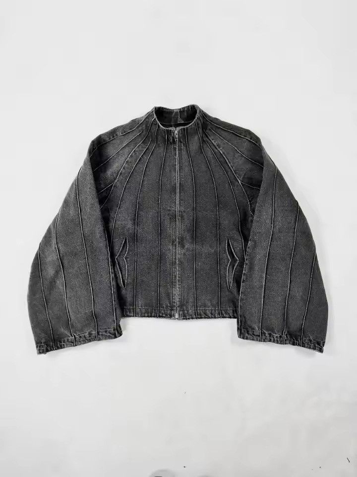 Other Washed Patchwork Oversized Zipper Hip Hop Hoodie Jacket Size US XL / EU 56 / 4 - 1 Thumbnail