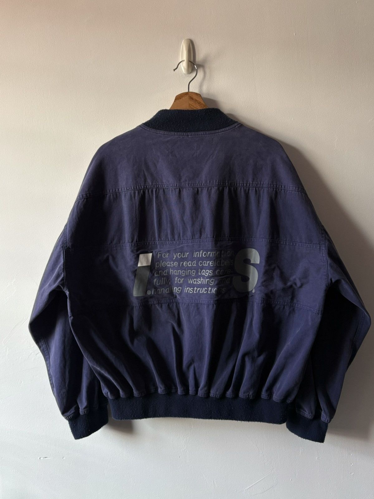 Issey Miyake Vintage Issey Miyake Care Label Bomber Jacket Size US L / EU 52-54 / 3 - 1 Thumbnail