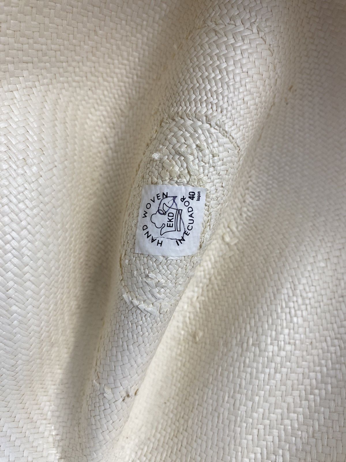 Alfred Dunhill Alfred Dunhill Genuine Panama Hat Championship Hand Woven Size ONE SIZE - 7 Thumbnail