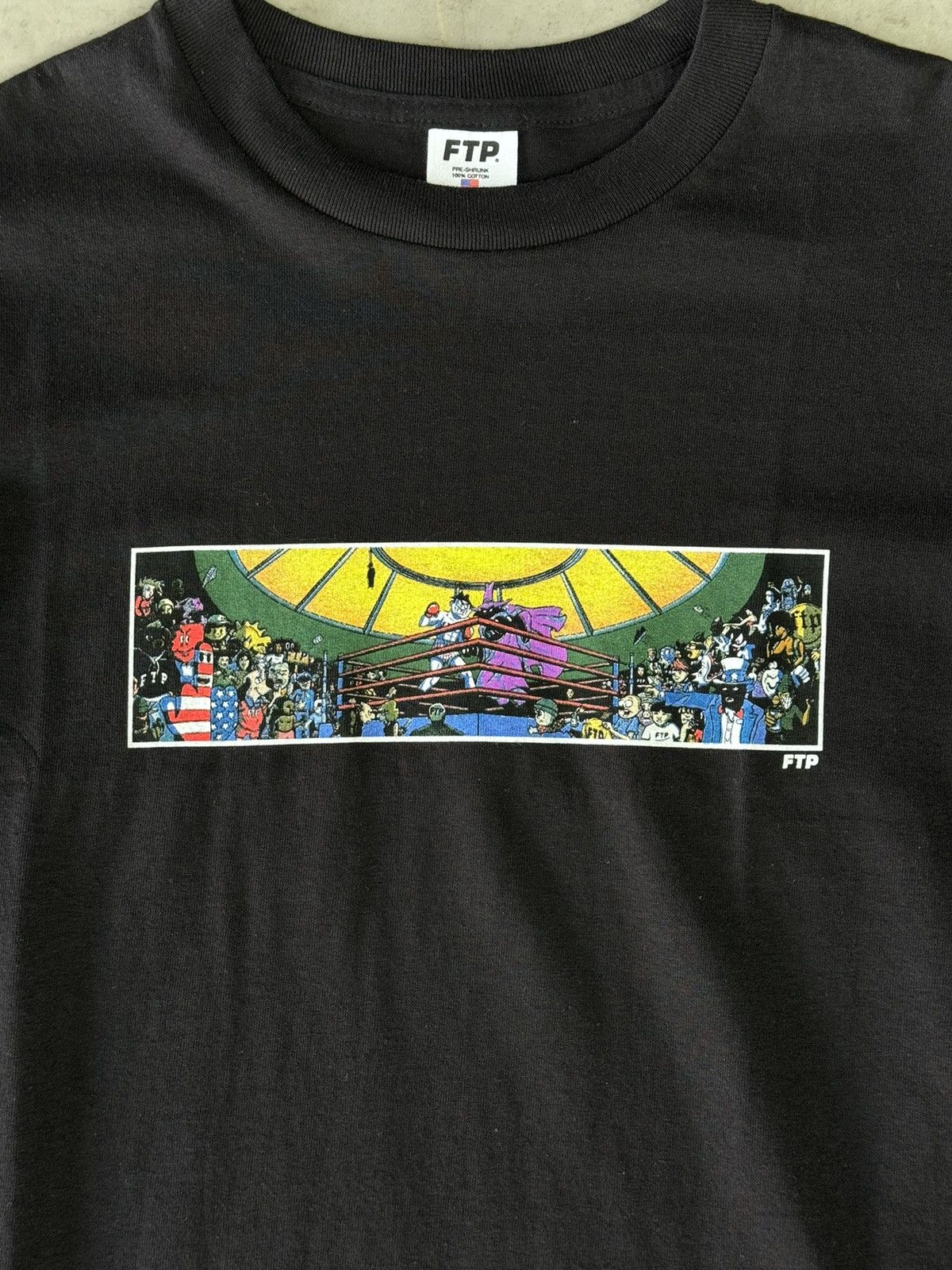 Fuck The Population FTP Fight Night Boxing Tee Size US S / EU 44-46 / 1 - 2 Thumbnail