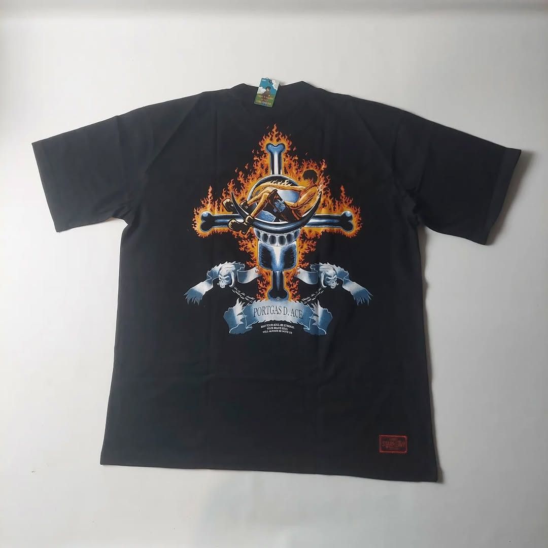 Anime × Japanese Brand × One Piece Modern Tee One Piece ACE : Ace Of Spades Size US XL / EU 56 / 4 - 5 Thumbnail
