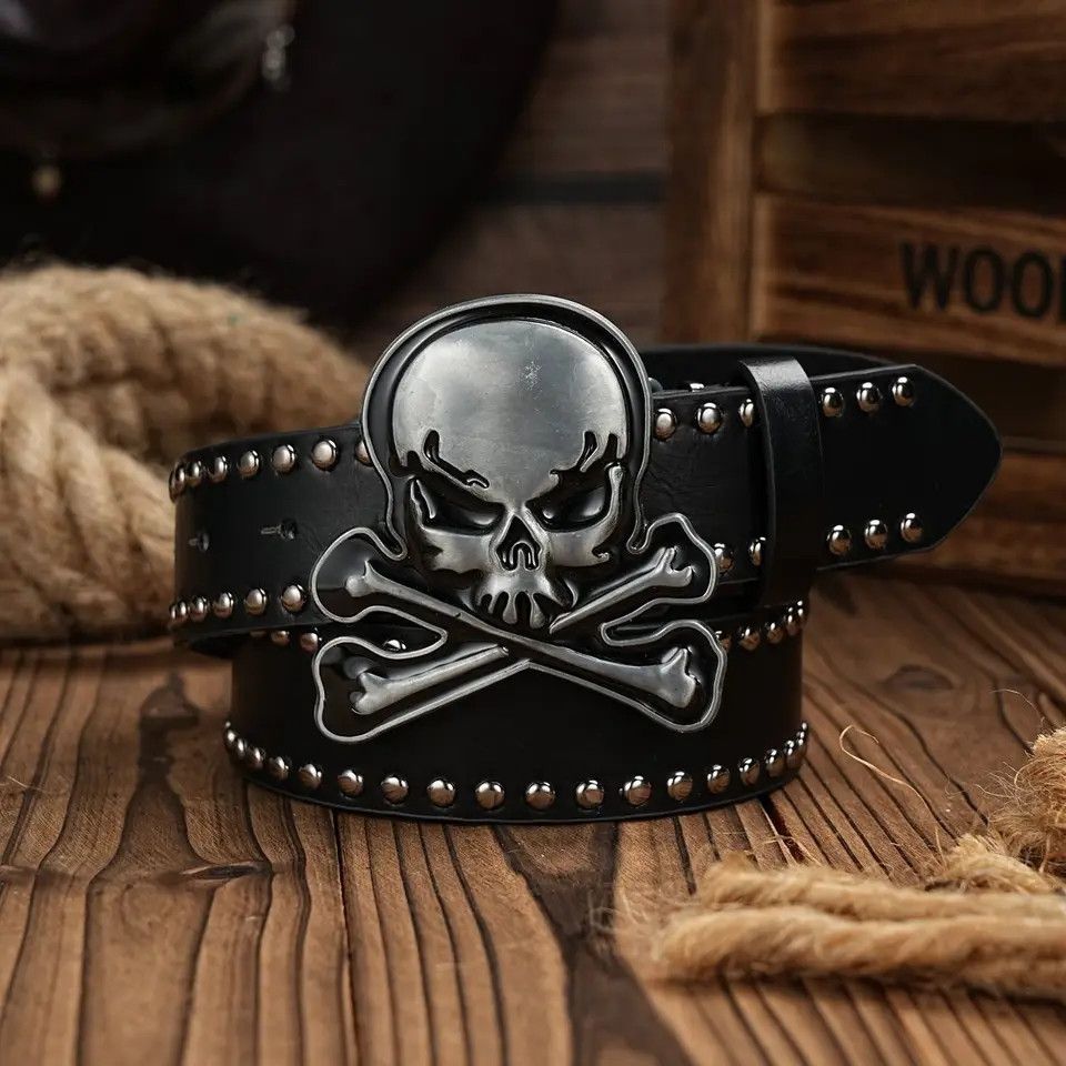 Japanese Brand × Vintage Skull punk belt Size ONE SIZE - 2 Thumbnail