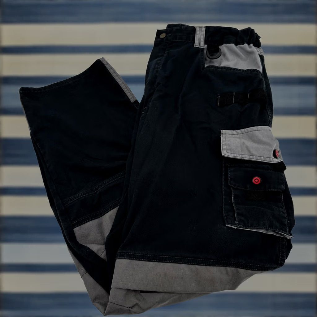 Vintage VINTAGE Lafont Workwear Cargo Pants Men Black 34 Size 50 34 Cargo Pants Utility Pants Construction Mens Cotton Blend Black 34 Size US 34 / EU 50 - 1 Thumbnail