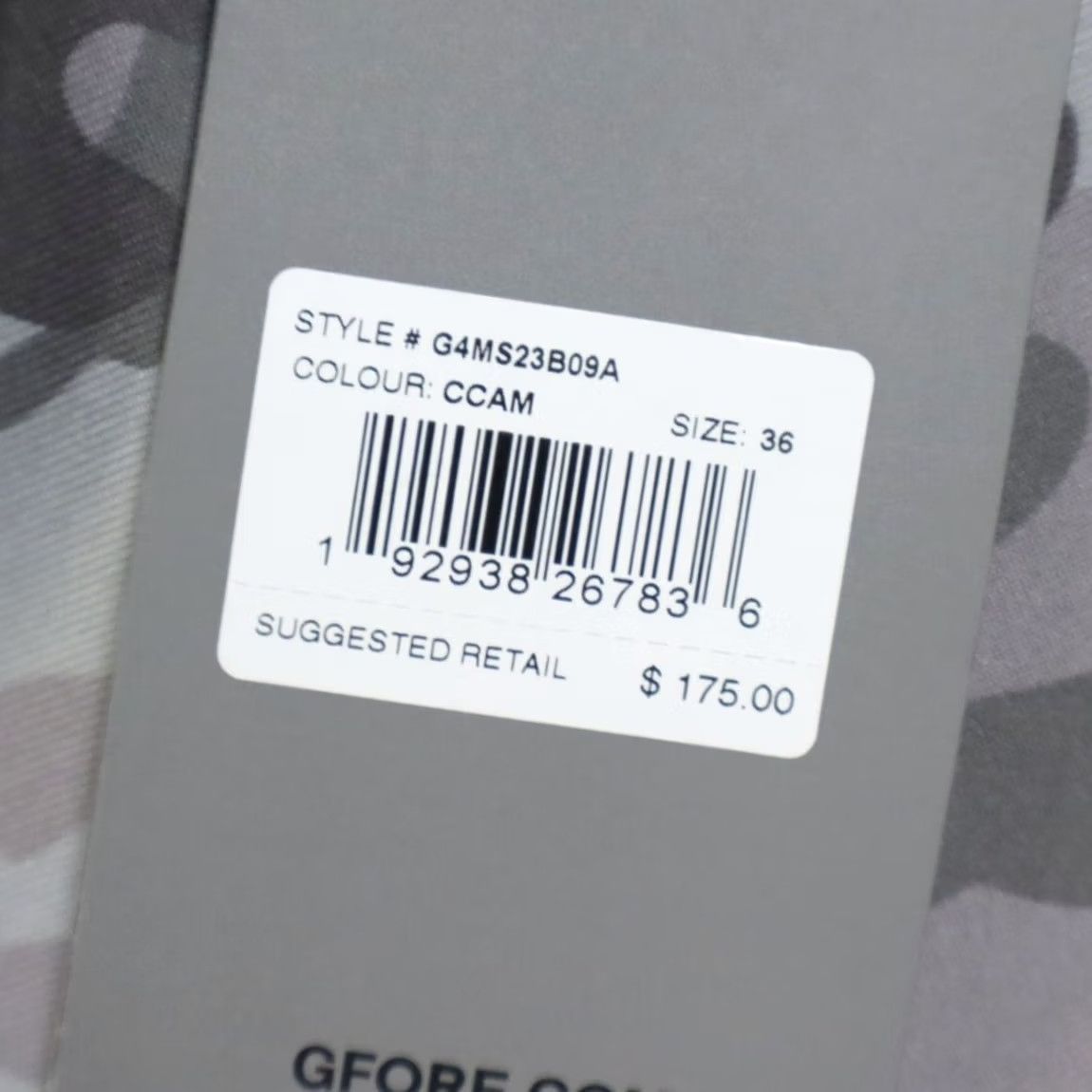 G/FORE G/Fore Tech Tab Woven Golf Shorts Gray Camouflage Men's 36 Size US 36 / EU 52 - 6 Thumbnail