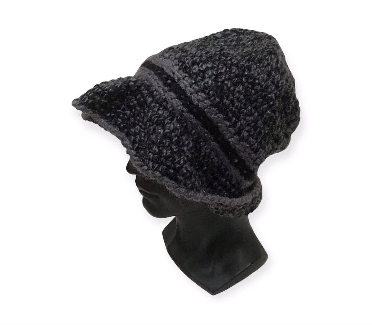 image of Bucket Knit Hat in Grey, Men's