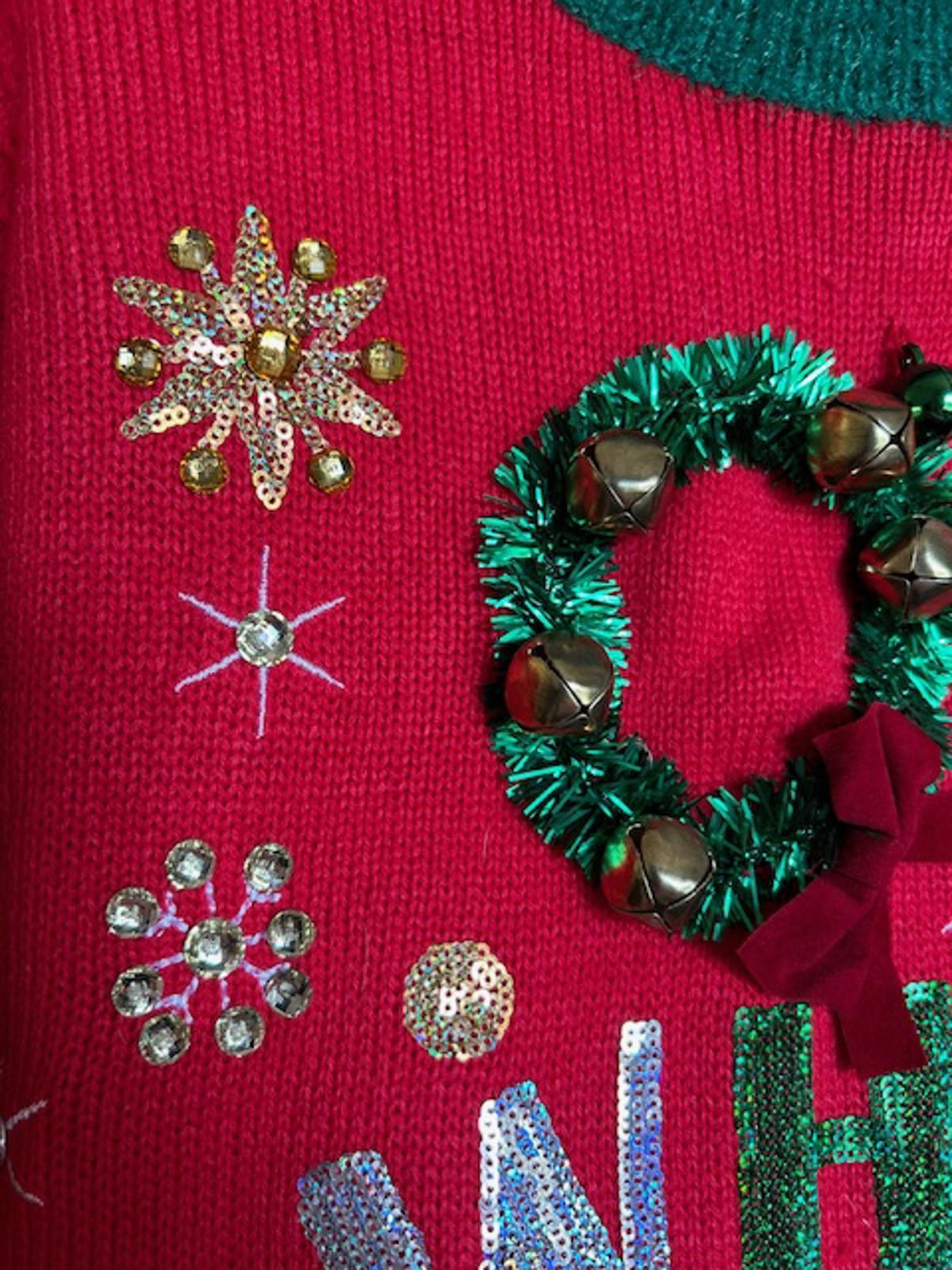 Other Holiday Time Christmas Sweater Sequins and Bells, Size S Size US S / EU 44-46 / 1 - 2 Thumbnail