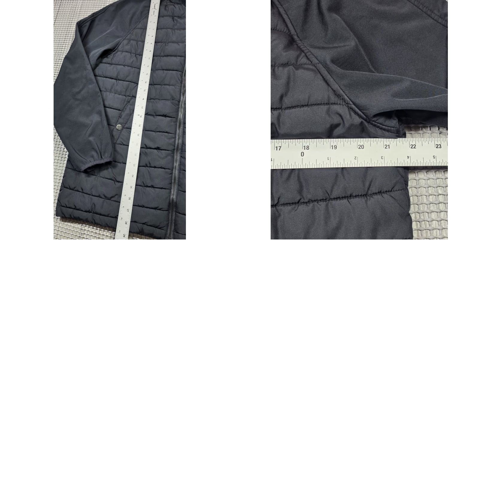 Jack Wills VINTAGE Jack Wills Great Britain Media Quilted Puffer Hybrid Men L Black Hooded Full Zip Size US L / EU 52-54 / 3 - 9 Thumbnail