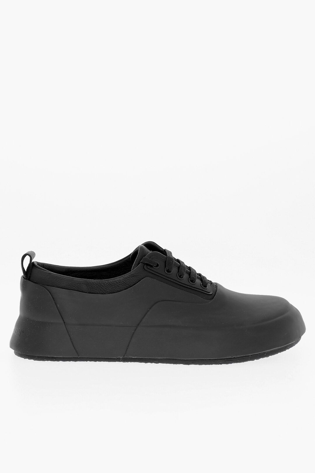 Ambush Design og1mm0925 Leather & Rubber Low-Top Sneakers in Black Size US 8 / EU 41 - 1 Thumbnail