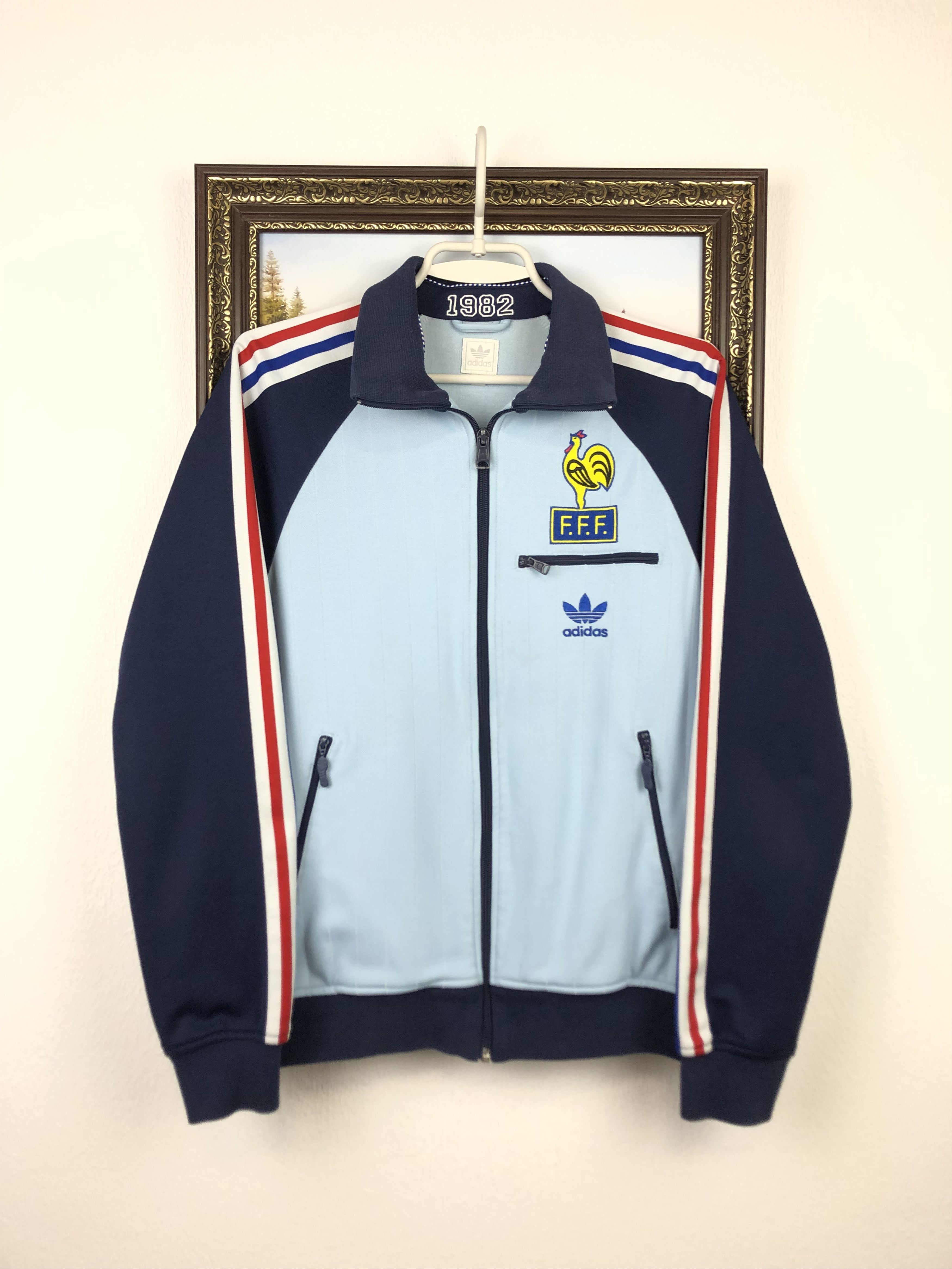 Adidas Rare Vintage Vintage Adidas France World Cup Jacket Football Track Soccer Grailed