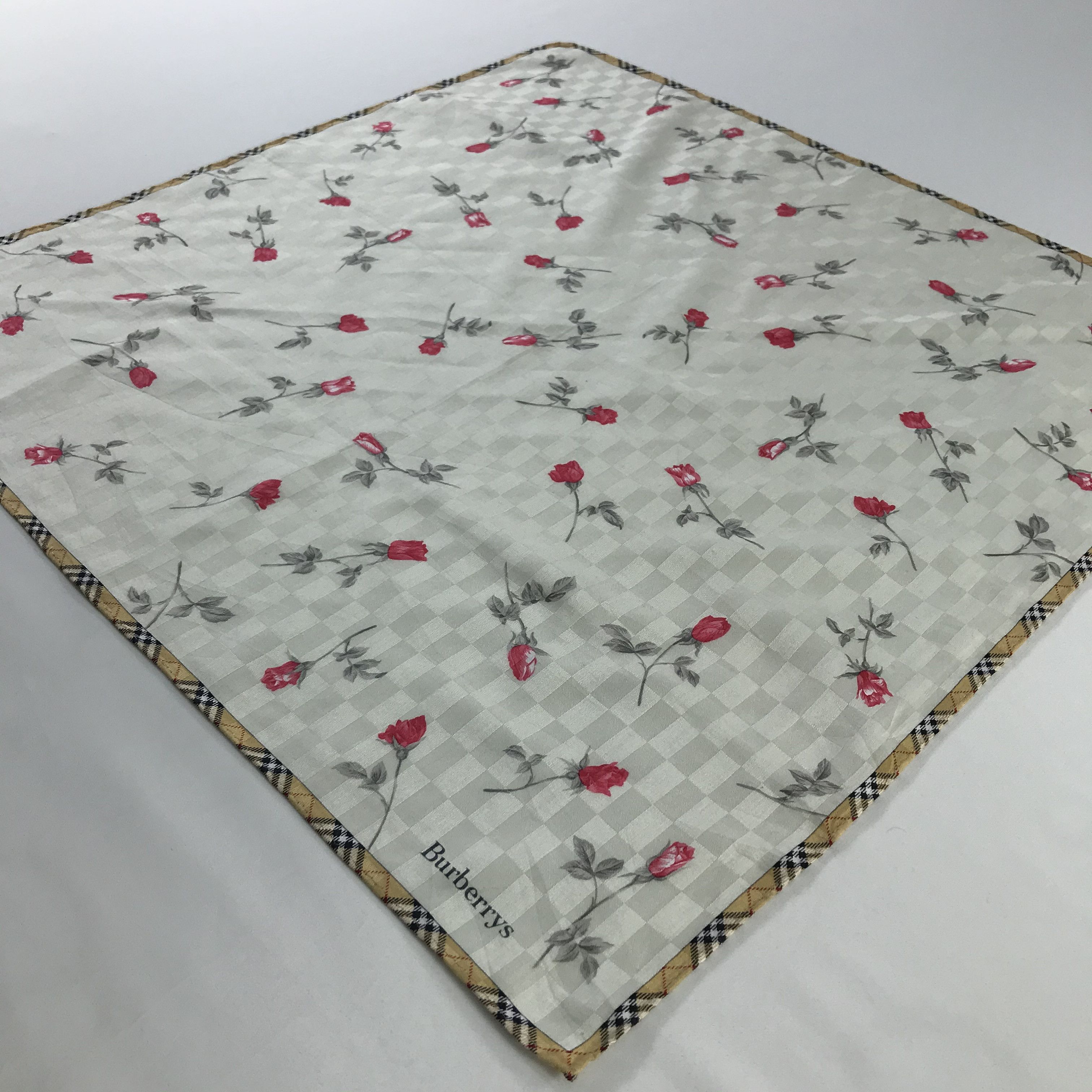 Burberry × Vintage Burberry Bandana / Handkerchief / Neckerchief - S1000 Size ONE SIZE - 2 Thumbnail