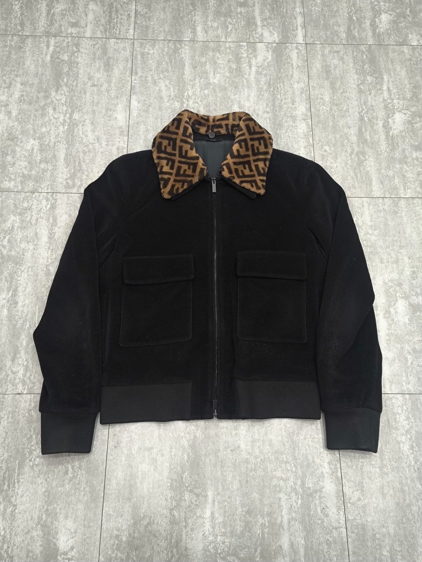 Fendi Fendi Wool Black Light Jacket xl Men Size US XL / EU 56 / 4 - 1 Thumbnail